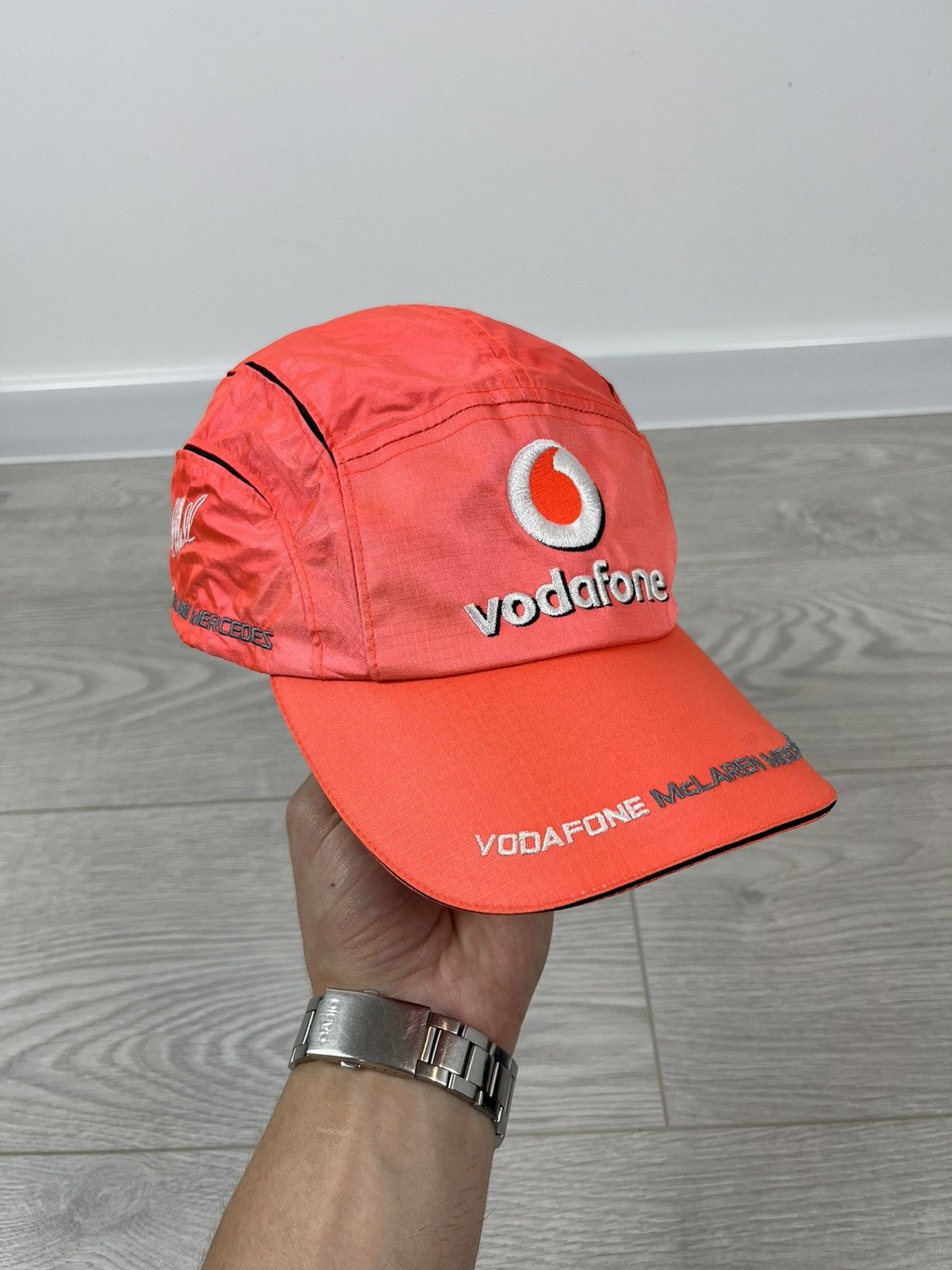 Mercedes-Benz Mercedes McLaren Vodafone Vintage Racing Team Nylon Cap Size ONE SIZE - 4 Thumbnail