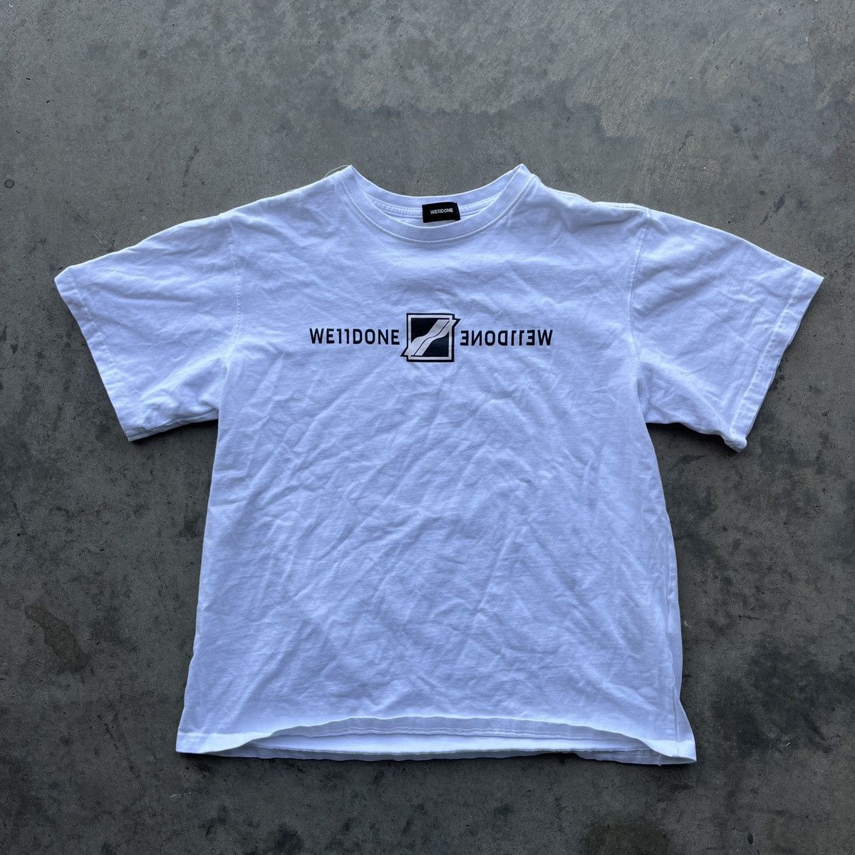 We11done White Tee
