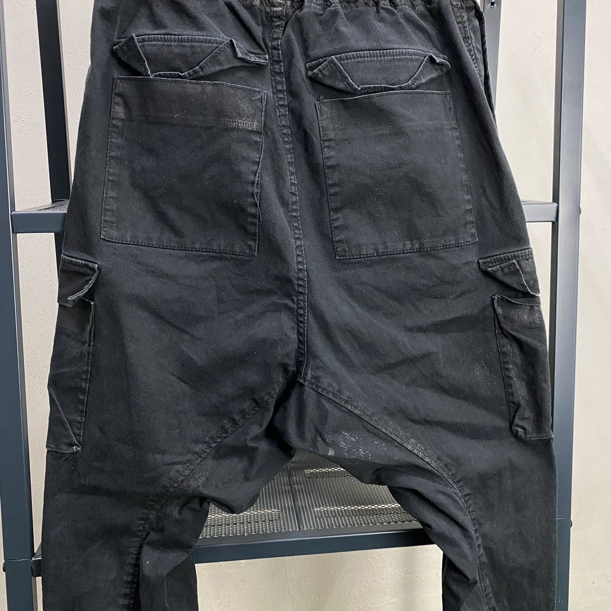 Gostar De Fuga Flared Drop Crotch Baggy Cargo Pants
