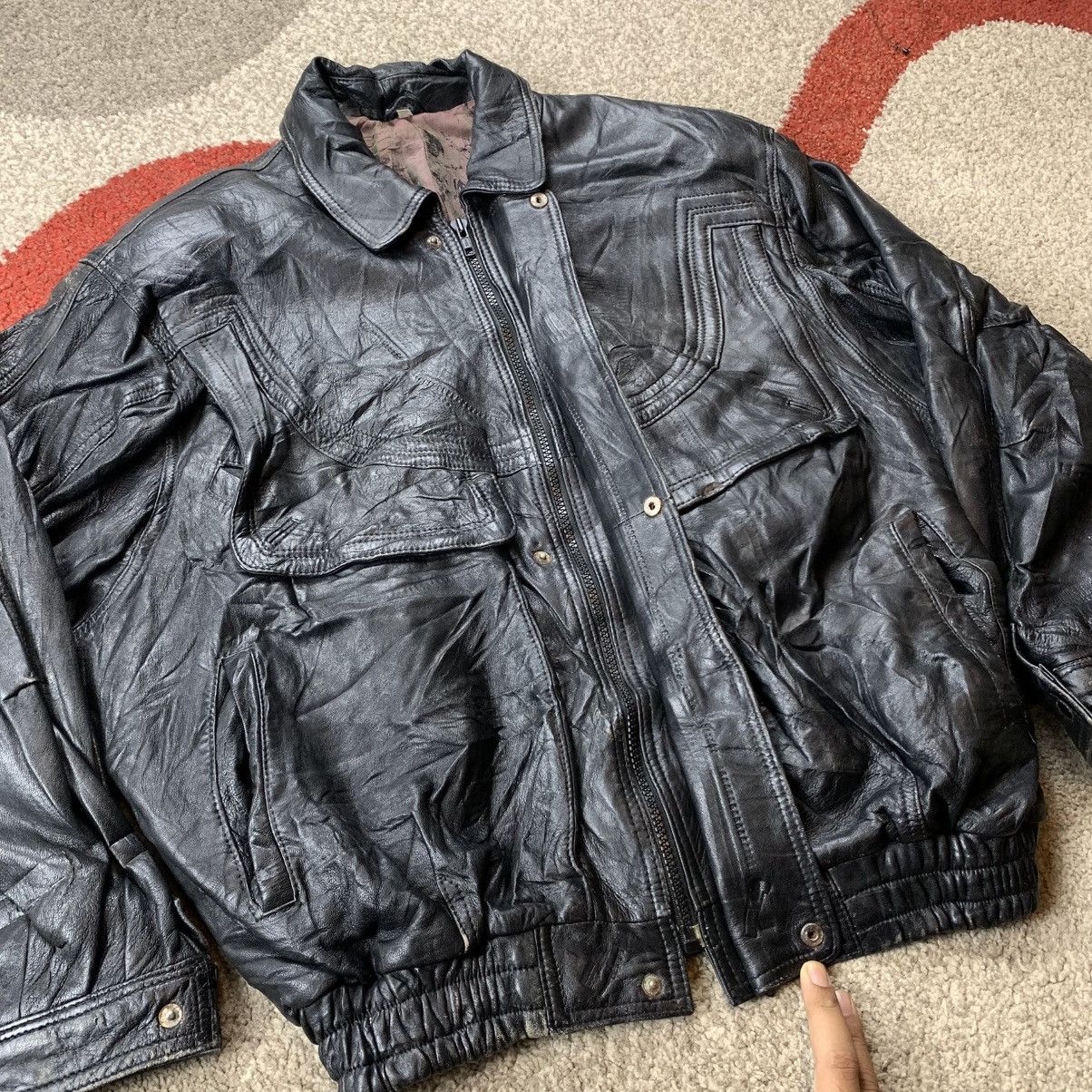 Genuine Leather Pour La Richarde Leather Jacket Size US L / EU 52-54 / 3 - 6 Thumbnail