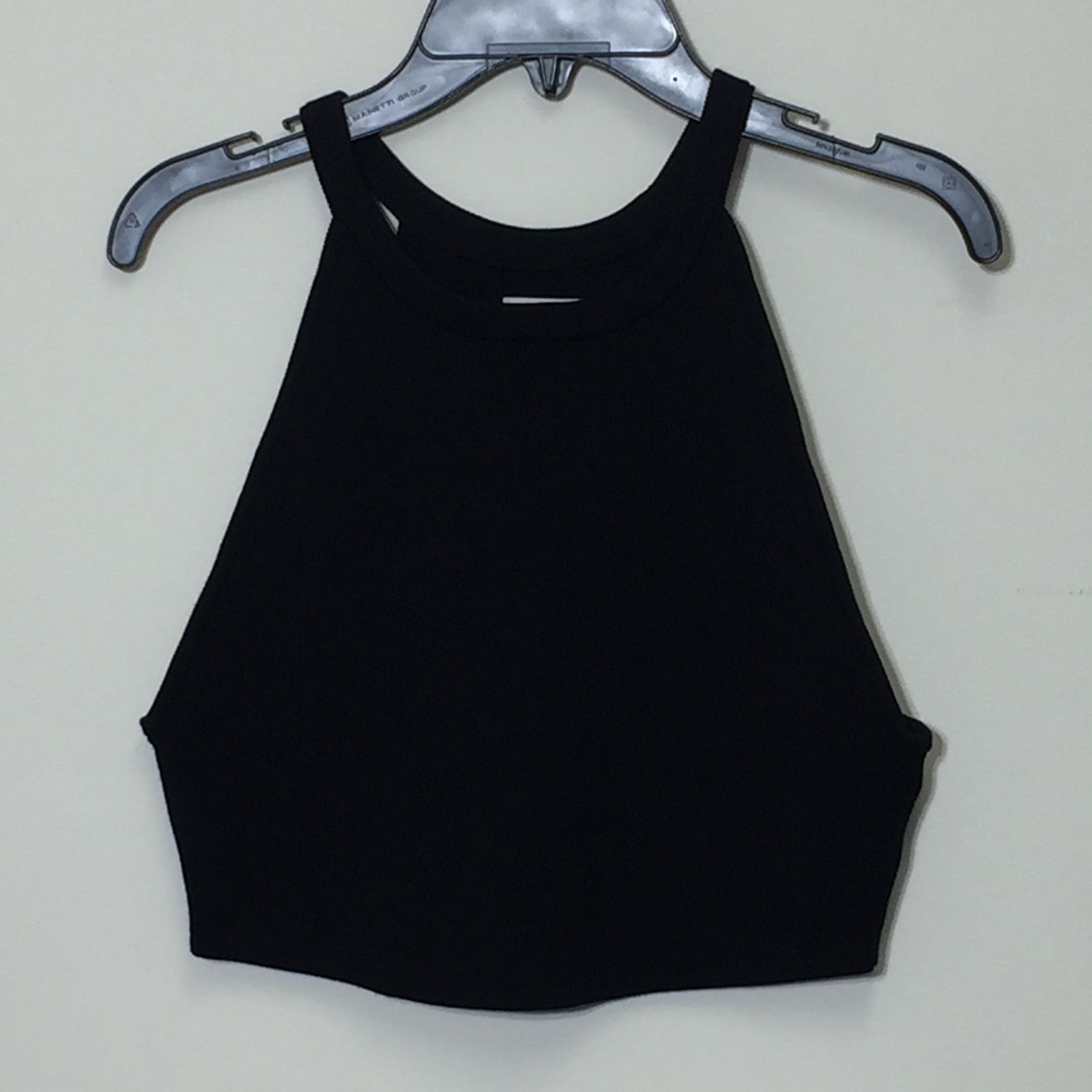 Aritzia Aritzia Babaton Black Sculpt High Neck Tank Crop Medium Size M / US 6-8 / IT 42-44 - 1 Thumbnail