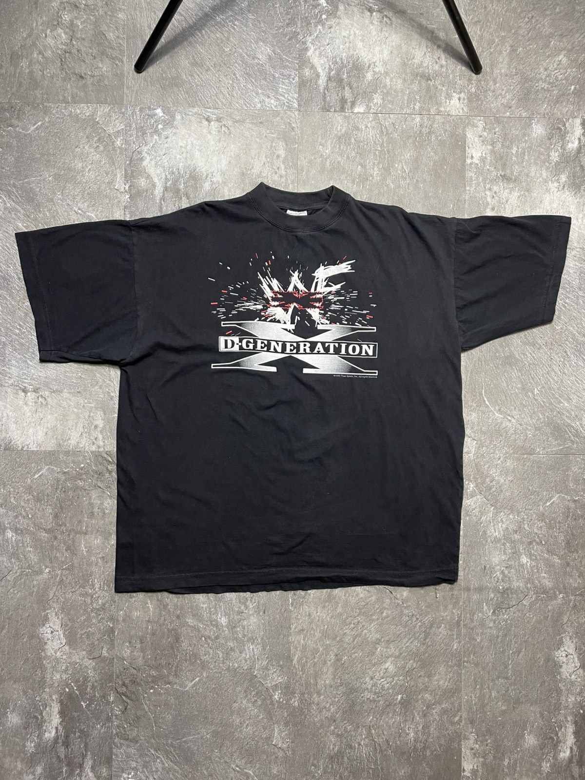 Vintage × WWE × WWF Vintage 1998 DX Generation Barcode Tee | Grailed