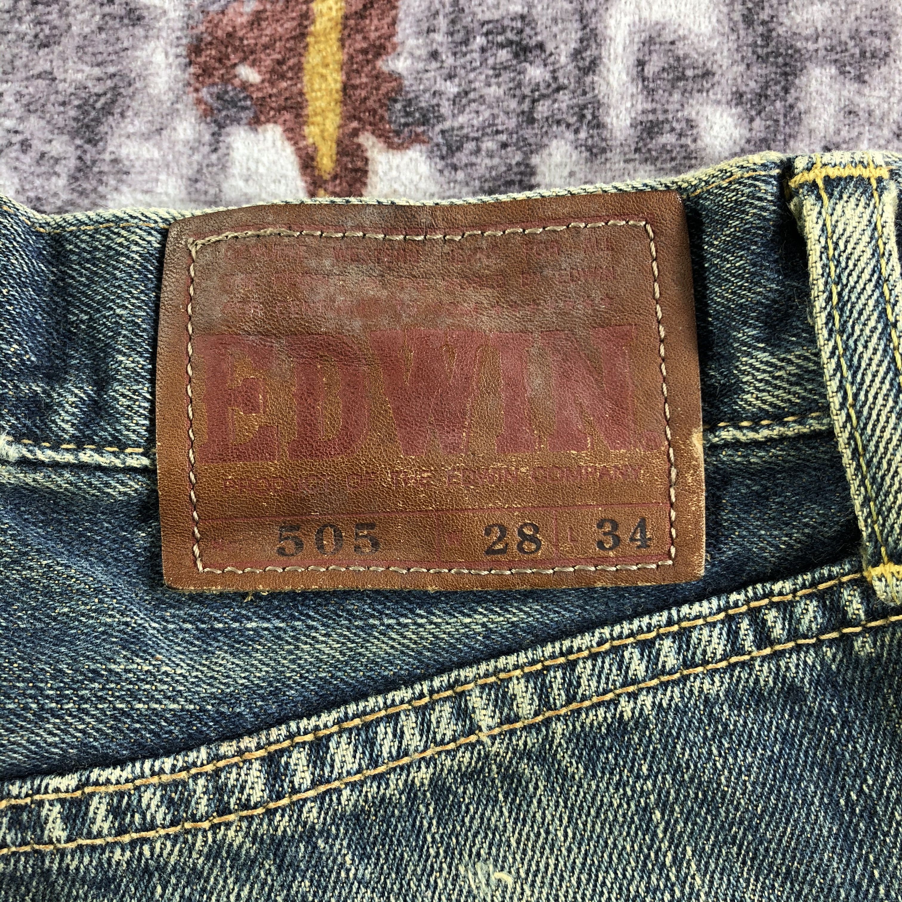 Edwin Vintage Edwin 505 Selvedge Jeans-JM3540 Size US 29 - 6 Thumbnail