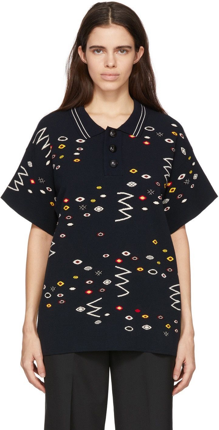 image of Namacheko 21Ss Black Polo, Women's (Size XL)