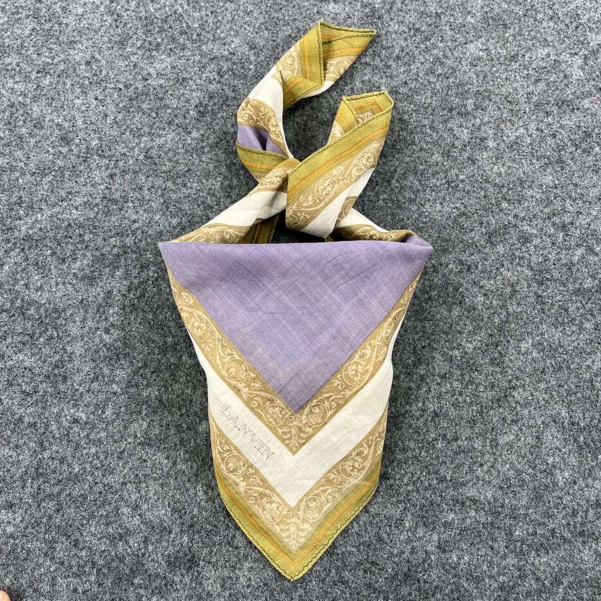 Lanvin × Vintage Lanvin Handkerchief / Bandana / Neckerchief / Headscarf B542 Size ONE SIZE - 3 Thumbnail