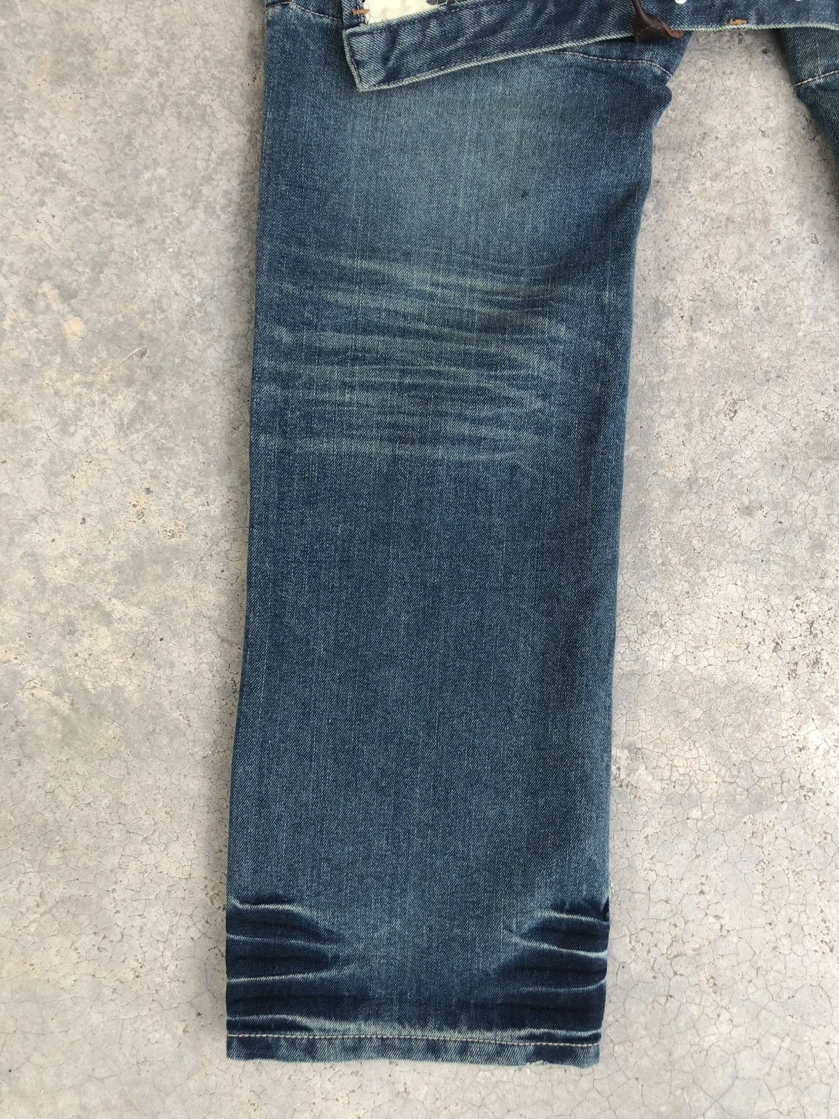 Japanese Brand Japanese Gumu Double Waist Distressed Denim Size US 34 / EU 50 - 13 Thumbnail