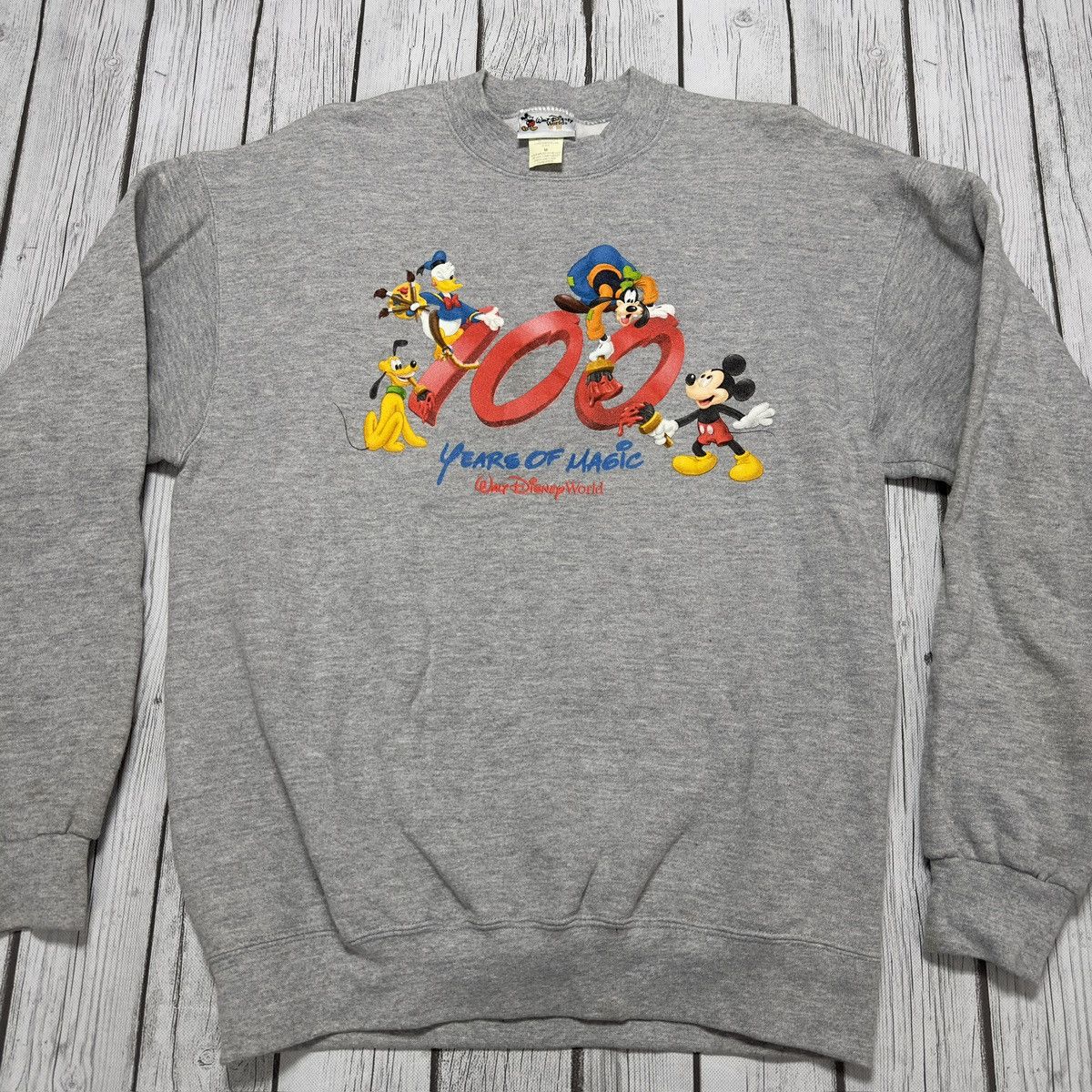 Disney × Vintage Vintage Disney 100 Years of Magic sweatshirt Size US M / EU 48-50 / 2 - 3 Thumbnail