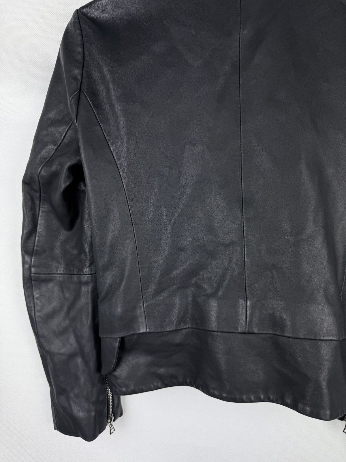 Sandro Sandro Paris Ladies Lamb Leather Biker Jacket Size ~ L Size L / US 10 / IT 46 - 19 Thumbnail