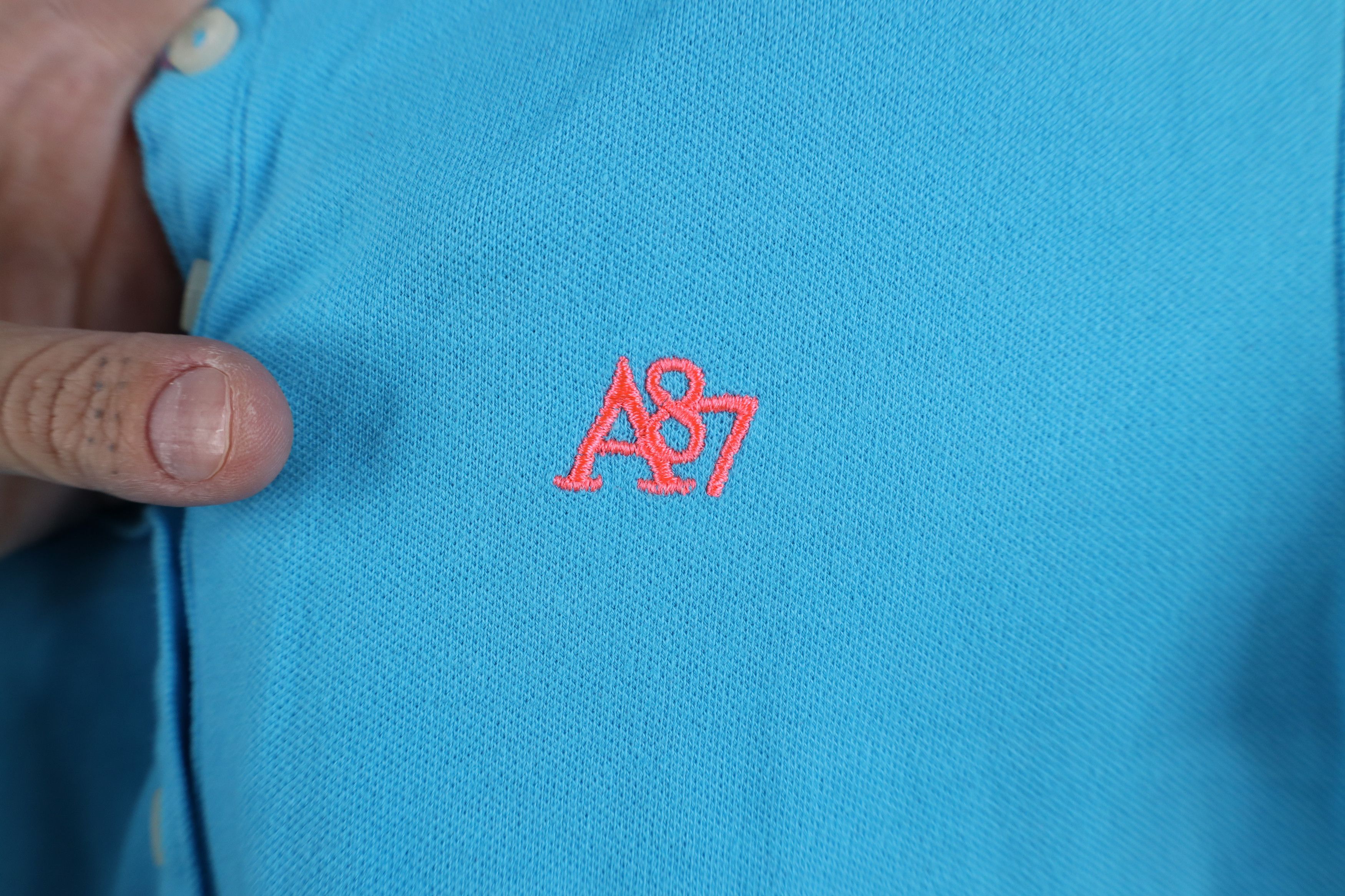 Aeropostale Vintage Y2K Aeropostale Bella Collared Polo Shirt Blue Size L / US 10 / IT 46 - 4 Thumbnail