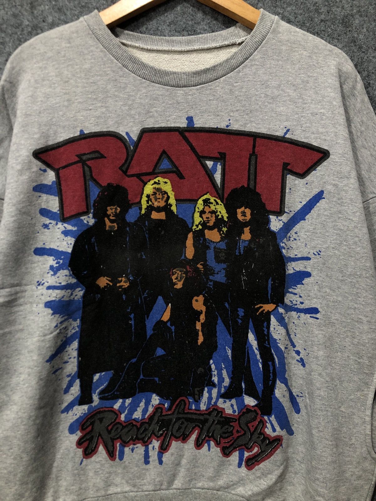 Vintage Vintage Ratt Sweatshirt Size US M / EU 48-50 / 2 - 2 Thumbnail
