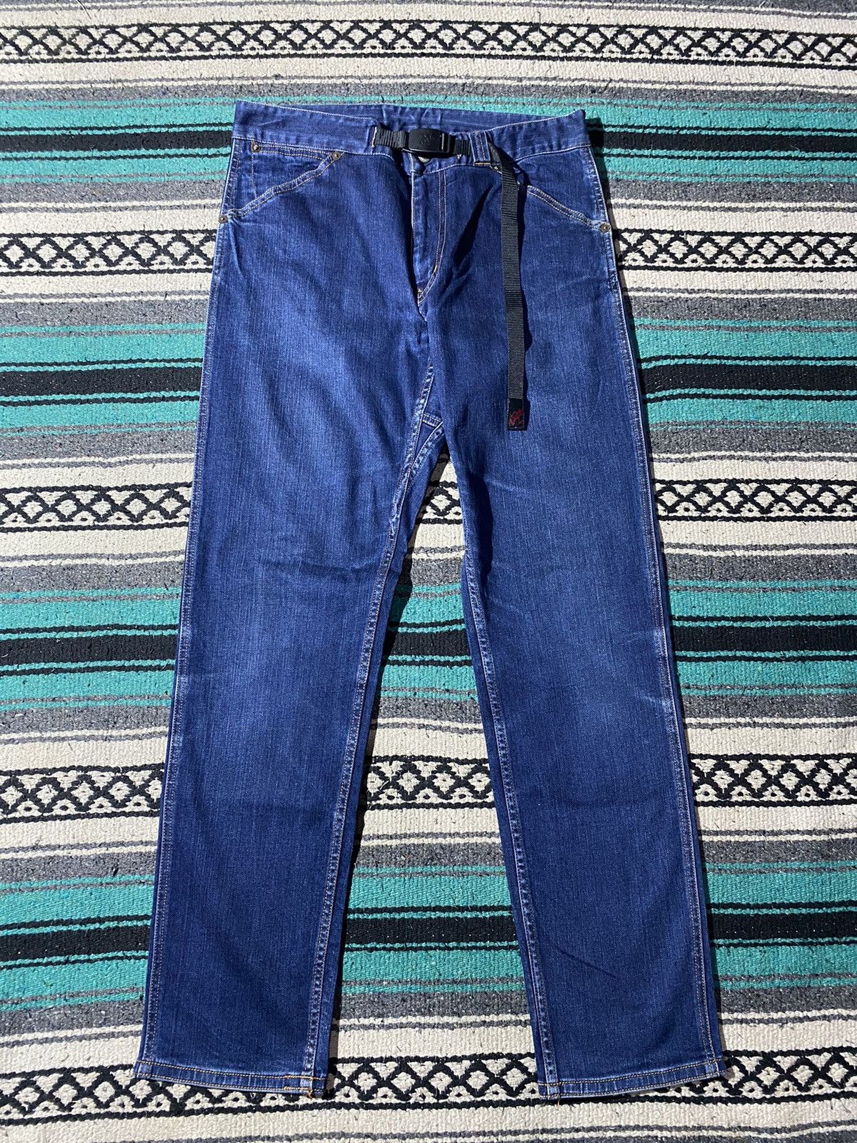 Gramicci Gramicci Indigo Dyed Denim Pants Size US 30 / EU 46 - 1 Thumbnail