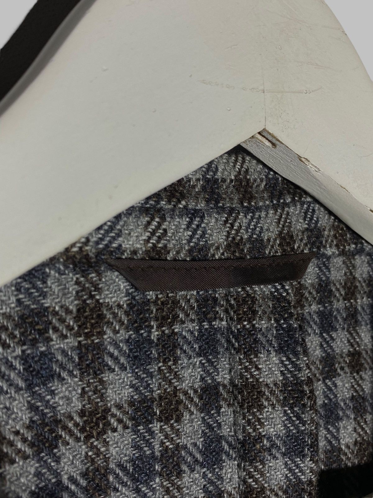 Ermenegildo Zegna Ermenegildo Zegna Soft-Constructed Checked Cashmere Blazer Size 48R - 16 Thumbnail