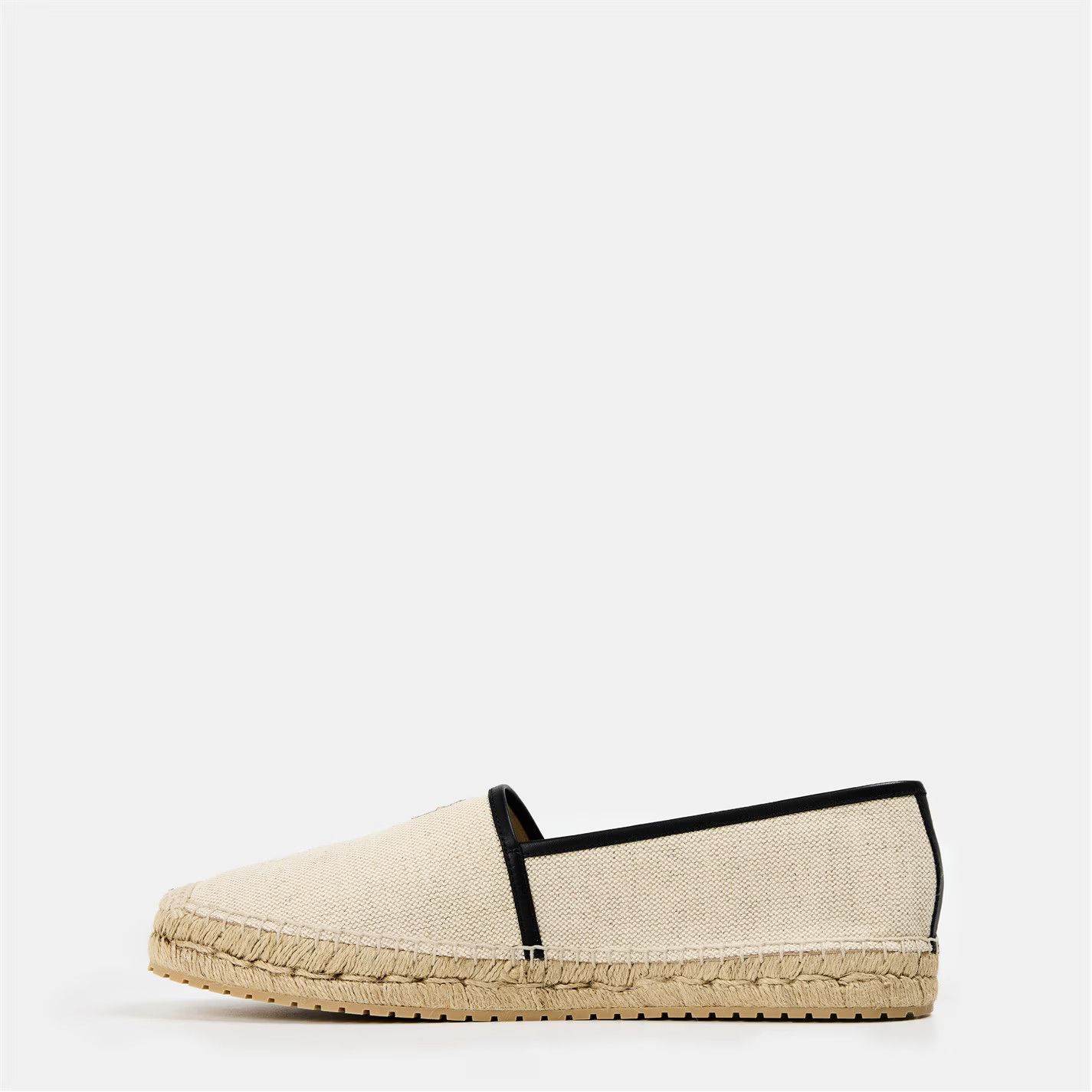 Dolce & Gabbana o1g2r1mq0426 Canvas Slip-On Rope Detail Espadrilles in Ivory Size US 11 / EU 44 - 6 Thumbnail