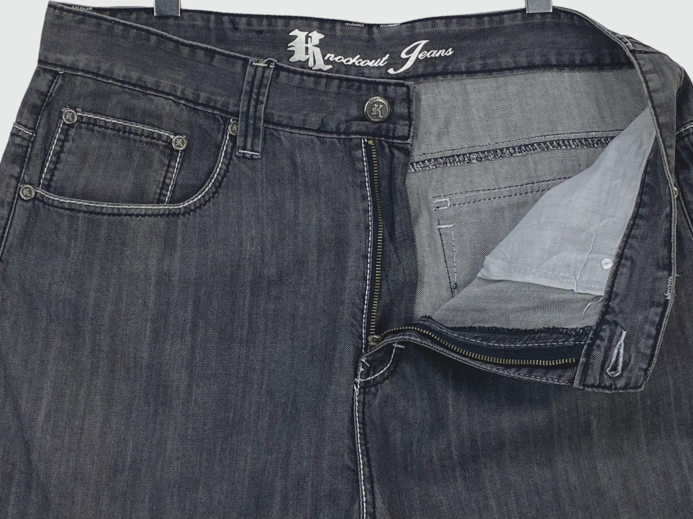 Japanese Brand Knockouts Baggy Denim Jeans Size US 40 / EU 56 - 11 Thumbnail