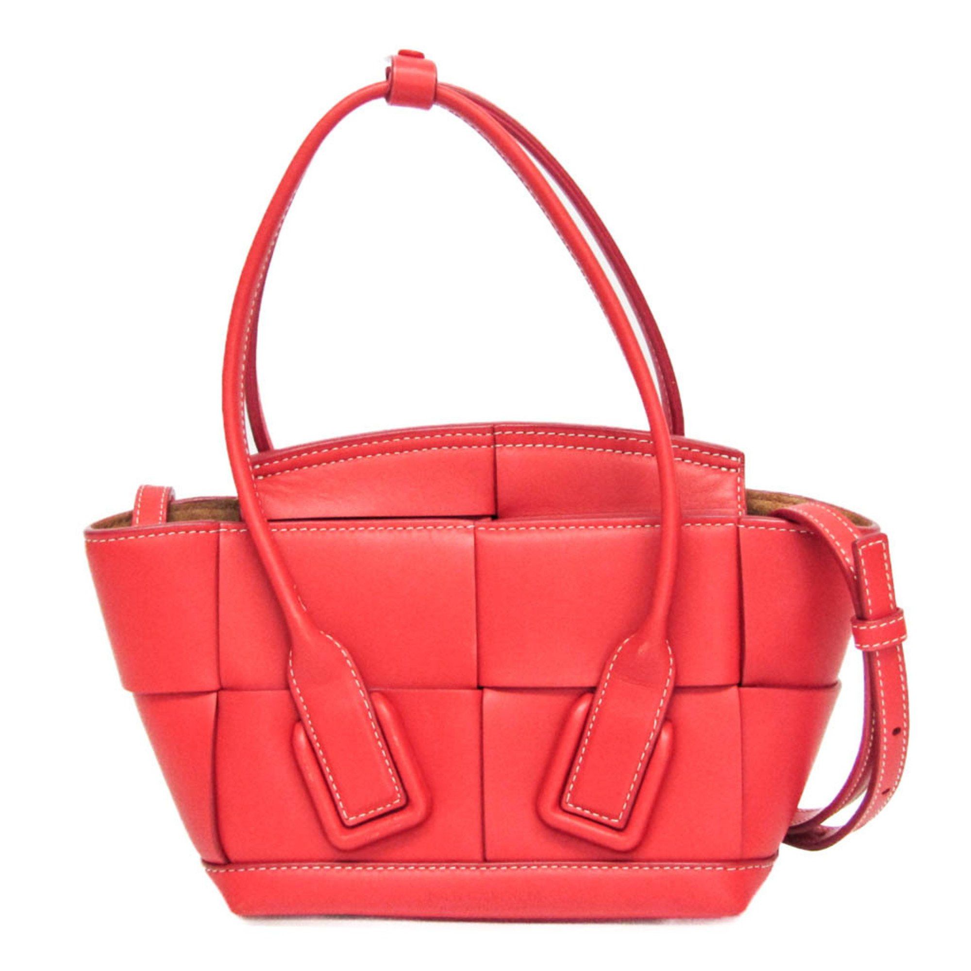 Bottega Veneta Bottega Veneta Mini The Arco 600606 Women's Leather Handbag,Shoulder Bag Red Color Size ONE SIZE - 1 Thumbnail