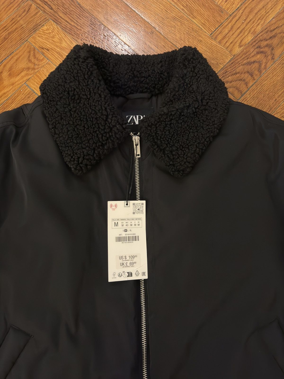 Zara Padded jacket with fur collar Size US M / EU 48-50 / 2 - 2 Thumbnail