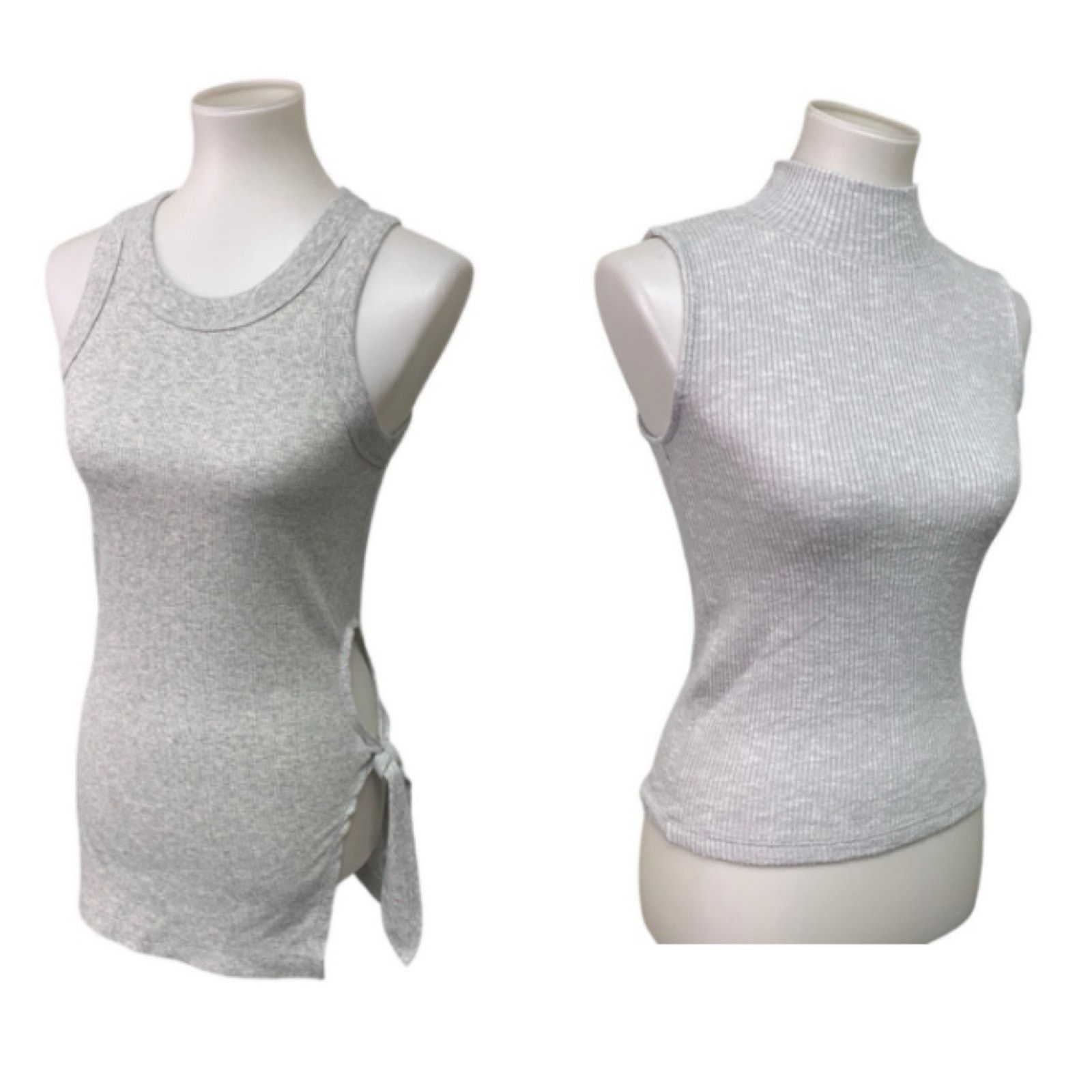 American Eagle Outfitters 2 New American Eagle Womens Small Sleeveless Turtleneck Tops Size S / US 4 / IT 40 - 1 Thumbnail