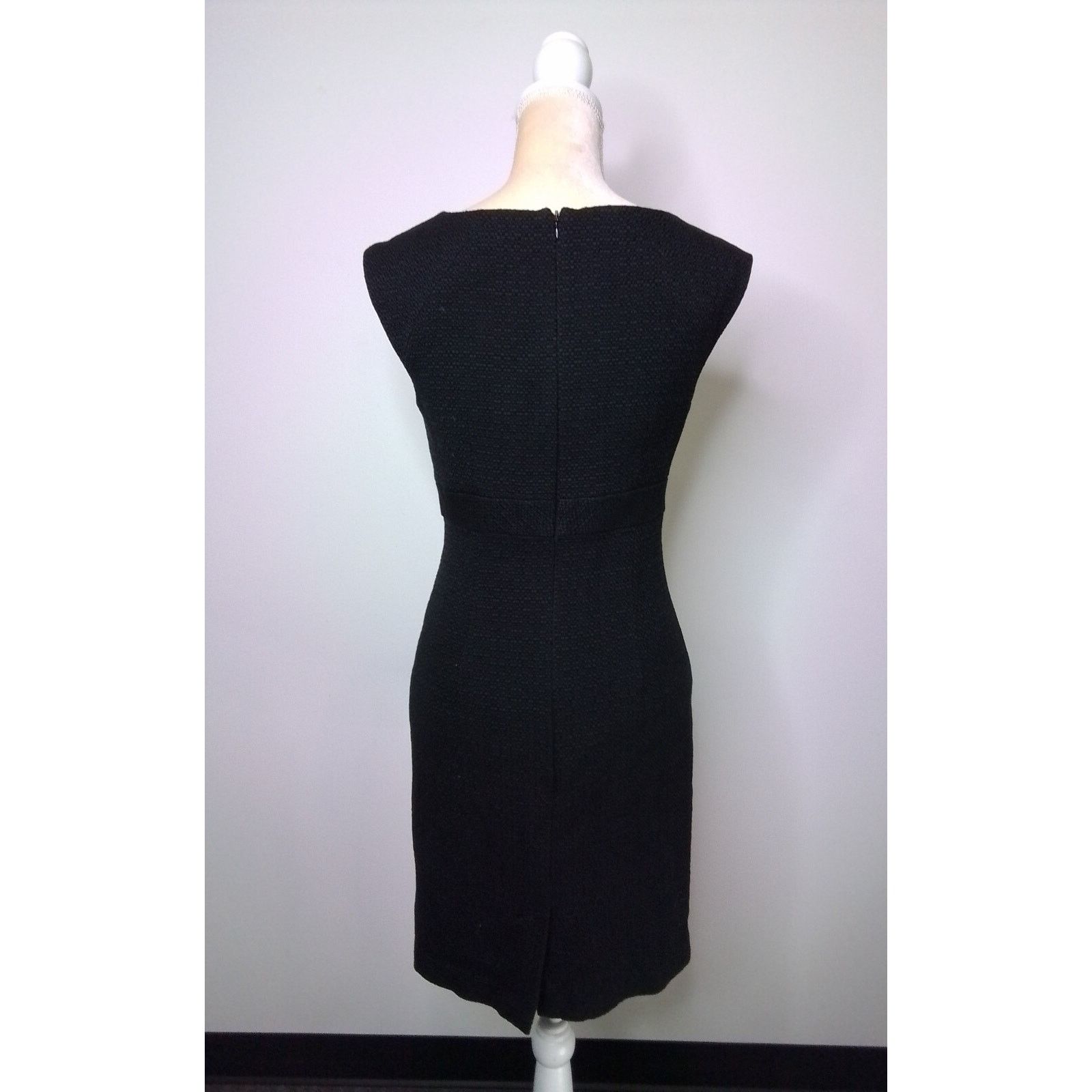 Trina Turk Trina Turk Dress Women's 6 Black w/ Gold Metal Detail Size M / US 6-8 / IT 42-44 - 3 Thumbnail