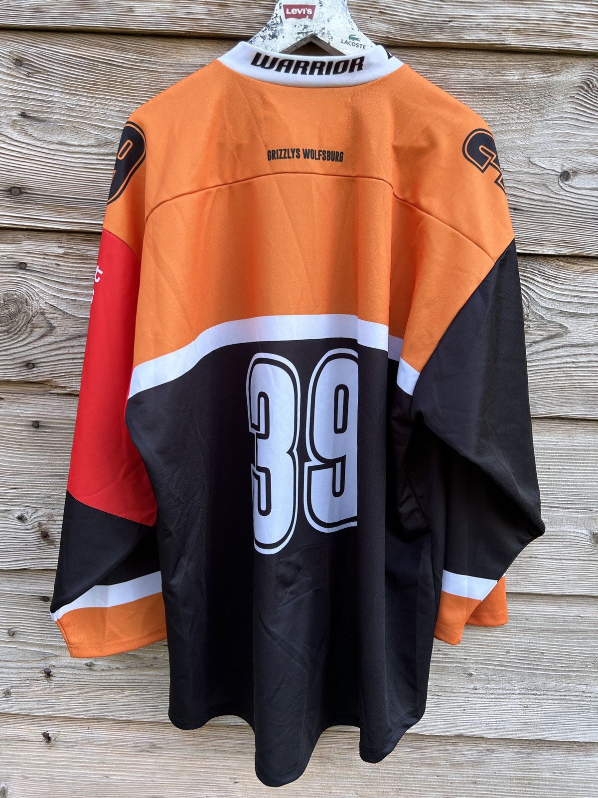 NHL Warrior Wolfsburg Grizzlys CHL 2016/17 #39 Hockey Jersey Size US XXL / EU 58 / 5 - 6 Thumbnail