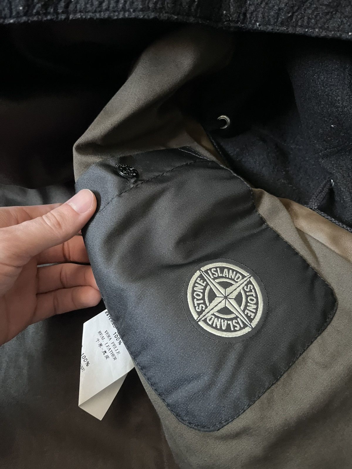Stone Island Stone Island A/W 2008 2 in 1 leather jacket coat Size US M / EU 48-50 / 2 - 17 Thumbnail