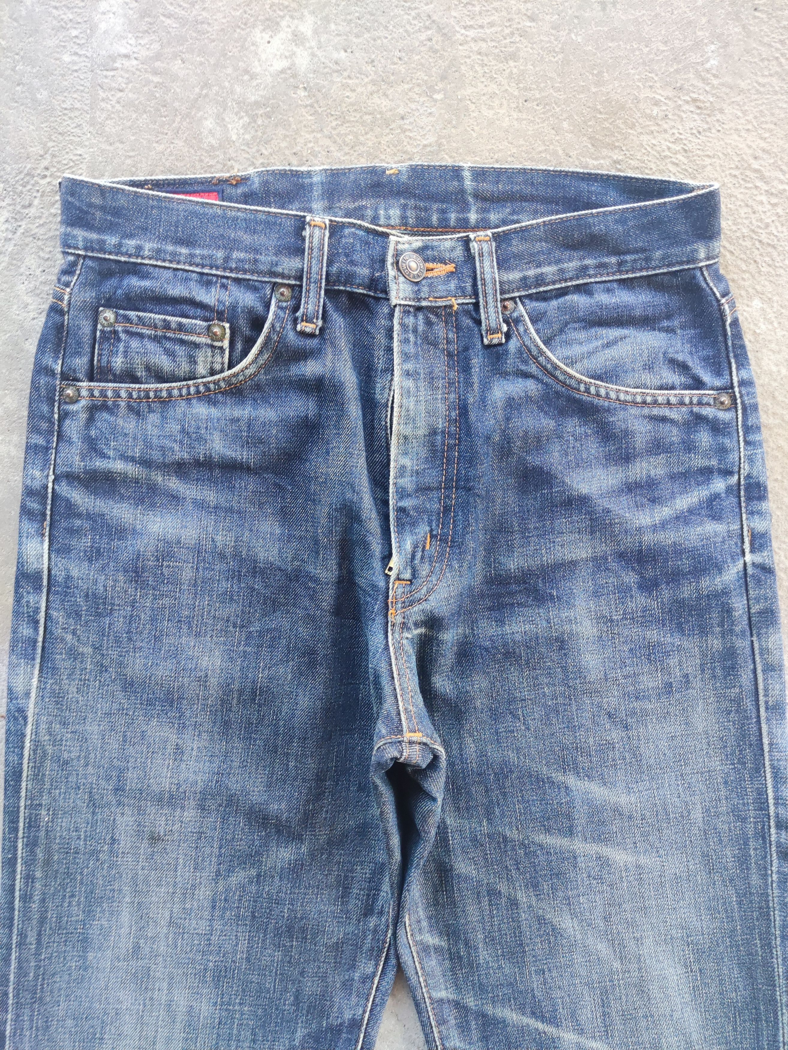 Edwin Vintage Edwin Brand Straight Denim Distressed Faded Pants Size US 29 - 3 Thumbnail