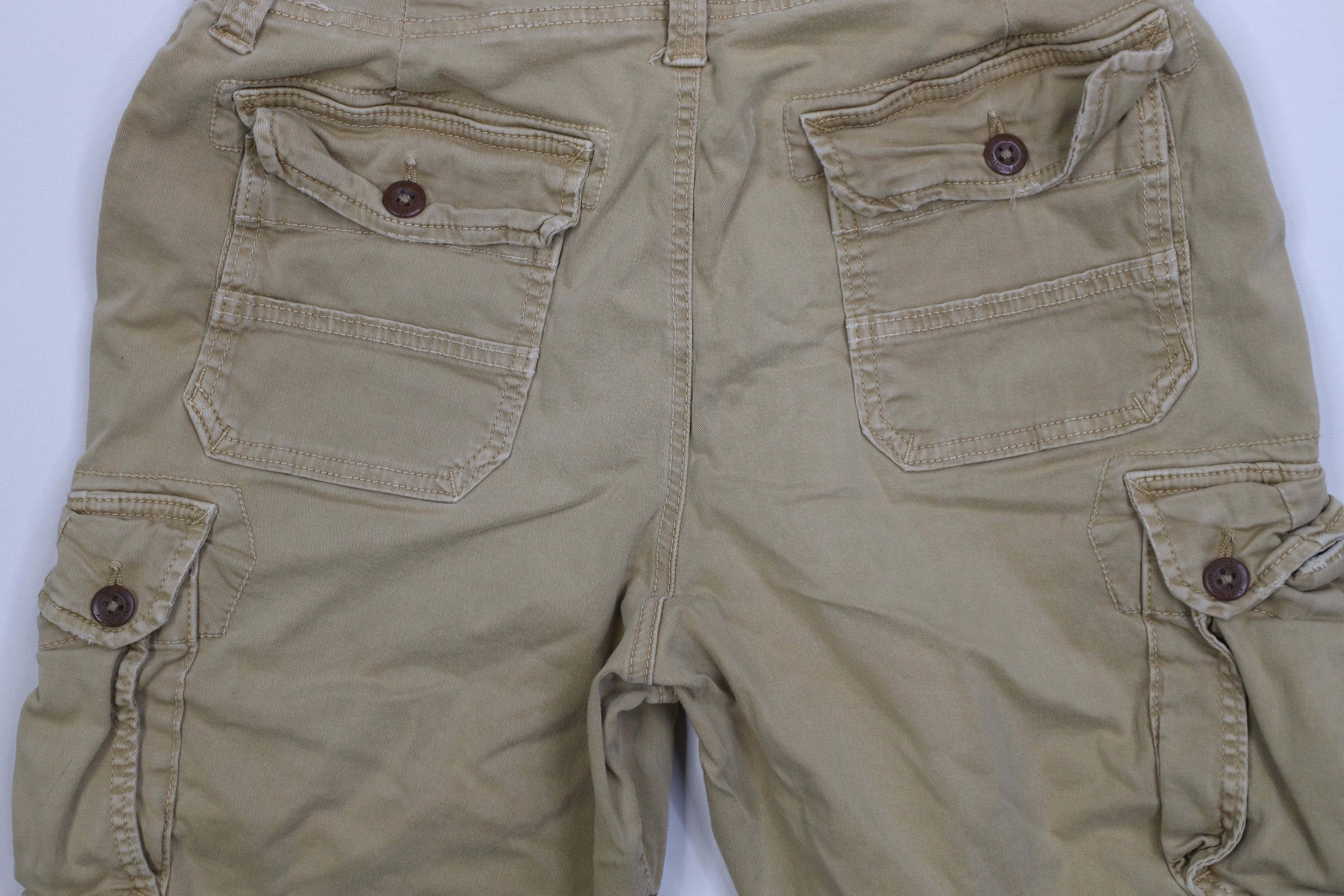 American Eagle Outfitters Vintage Y2K American Eagle Outfitters Cargo Shorts Brown Size US 32 / EU 48 - 13 Thumbnail