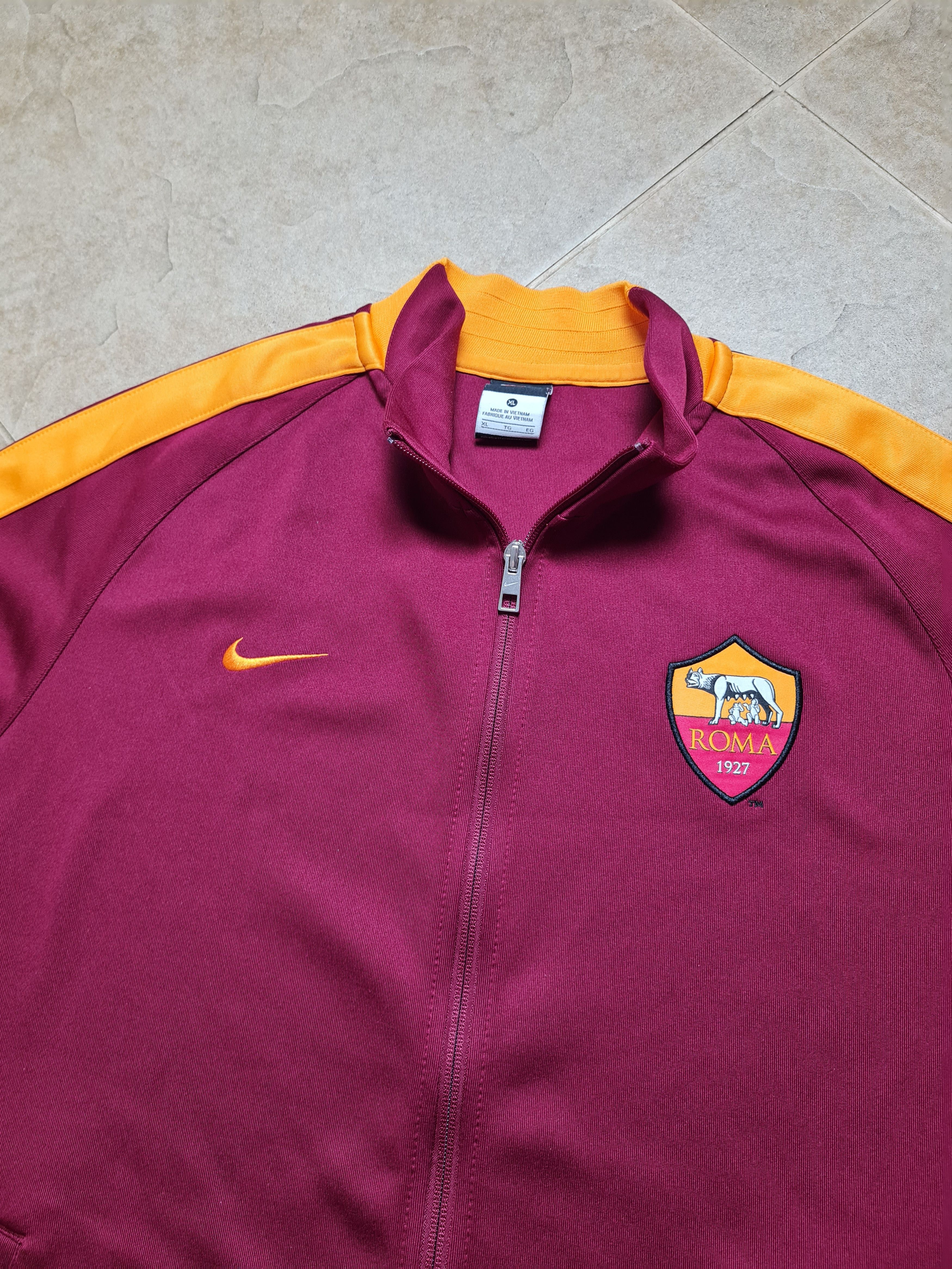 Nike AS ROMA 2015-2016 TRAINING FOOTBALL JACKET NIKE SOCCER SHIRT Size US XL / EU 56 / 4 - 5 Thumbnail