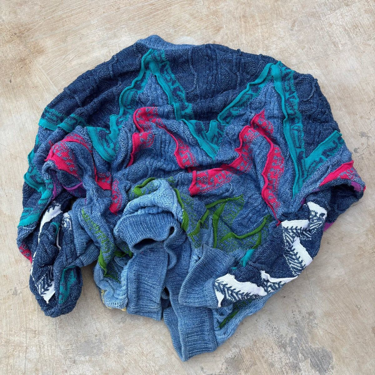 Coogi Vintage 70s Coogi 3D Knit Sweater Size US L / EU 52-54 / 3 - 9 Thumbnail