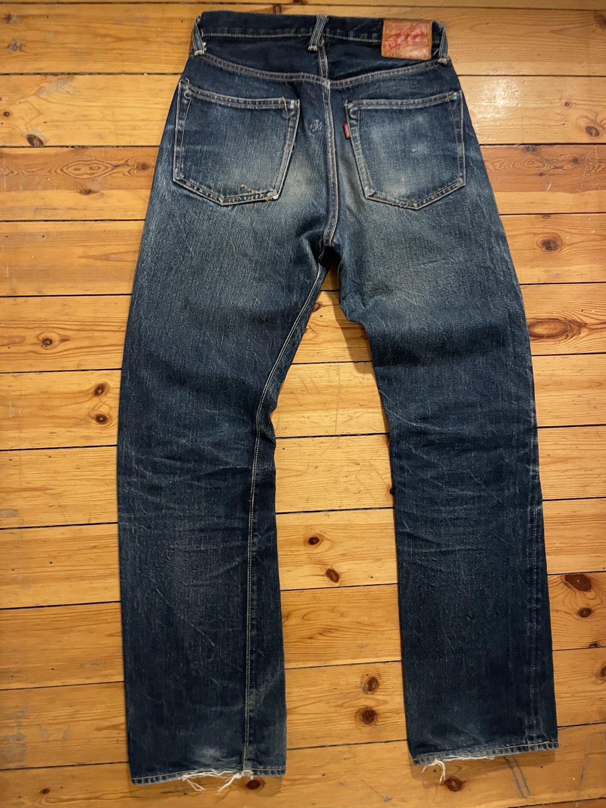 Denime 90:s Japanese selvedge ”Denime” lot 120 Size US 28 / EU 44 - 2 Thumbnail