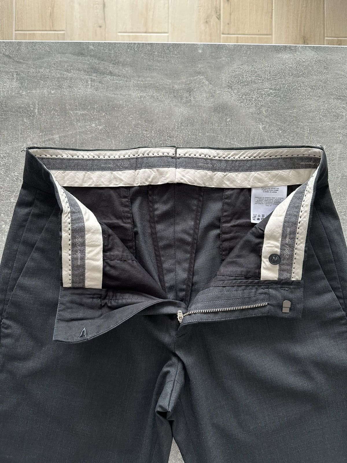 Moncler Moncler Wool Classic pants Pantalone Sportivo Size: 48 Size US 30 / EU 46 - 3 Thumbnail