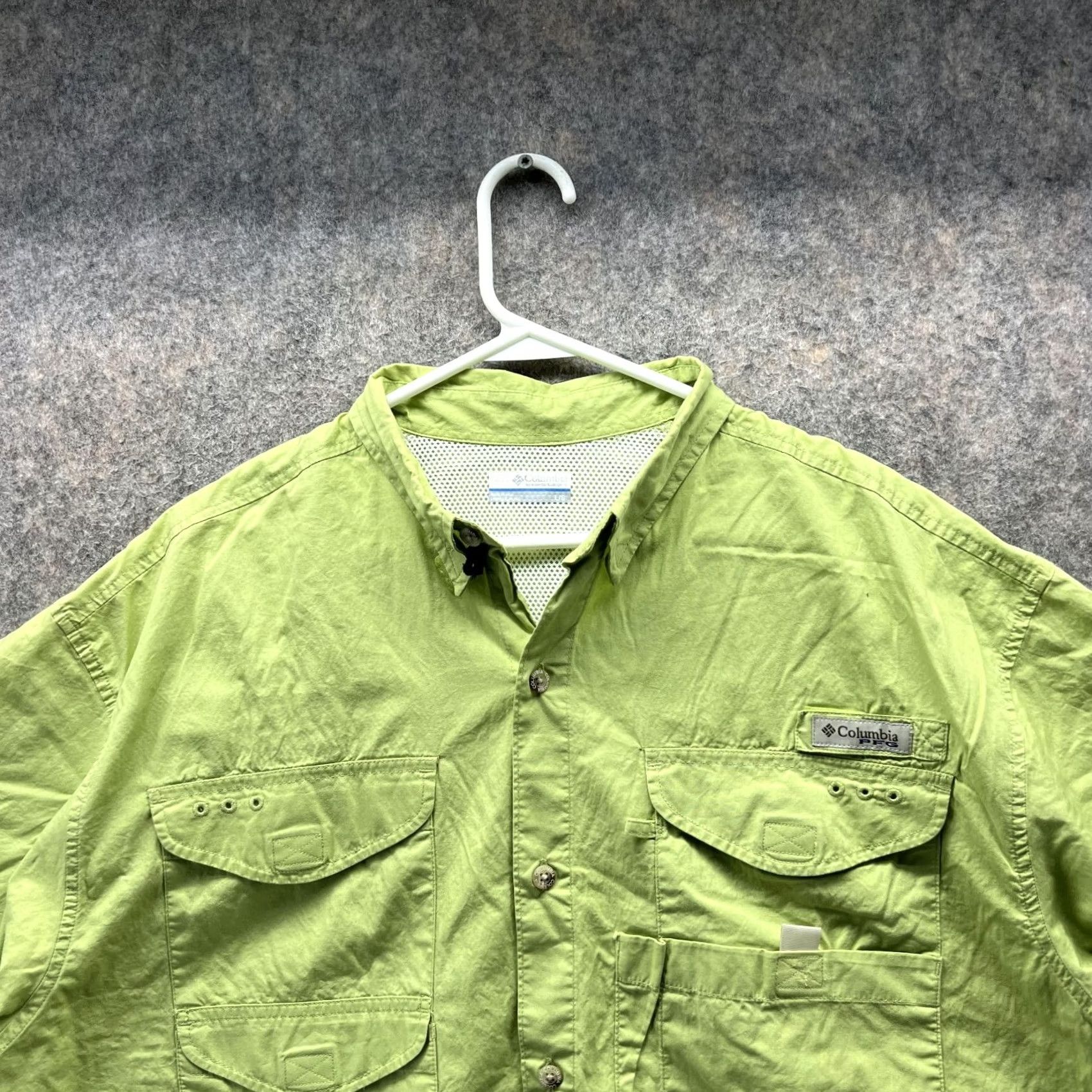 Vintage VINTAGE Columbia Shirt Men Large Green Casual Button Down Short Sleeve Vented Fishing Size US L / EU 52-54 / 3 - 2 Thumbnail