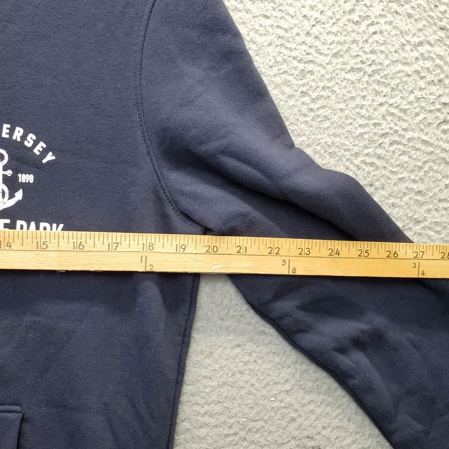 Vintage Ragwear Full Zip Hoodie Unisex M Navy Seaside Park Pockets Drawstring ZH6324 Size US M / EU 48-50 / 2 - 6 Thumbnail