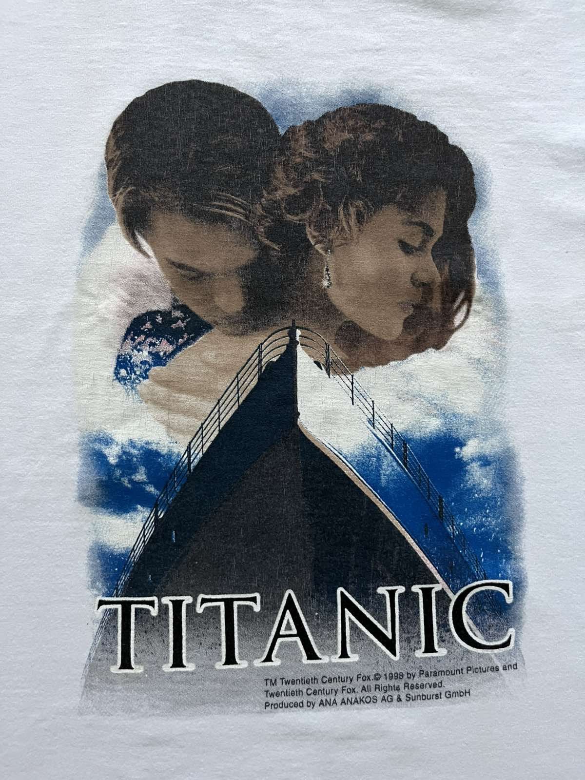 Vintage Rare Vintage Titanic 1998 T-Shirt Movie White Size US M / EU 48-50 / 2 - 3 Thumbnail