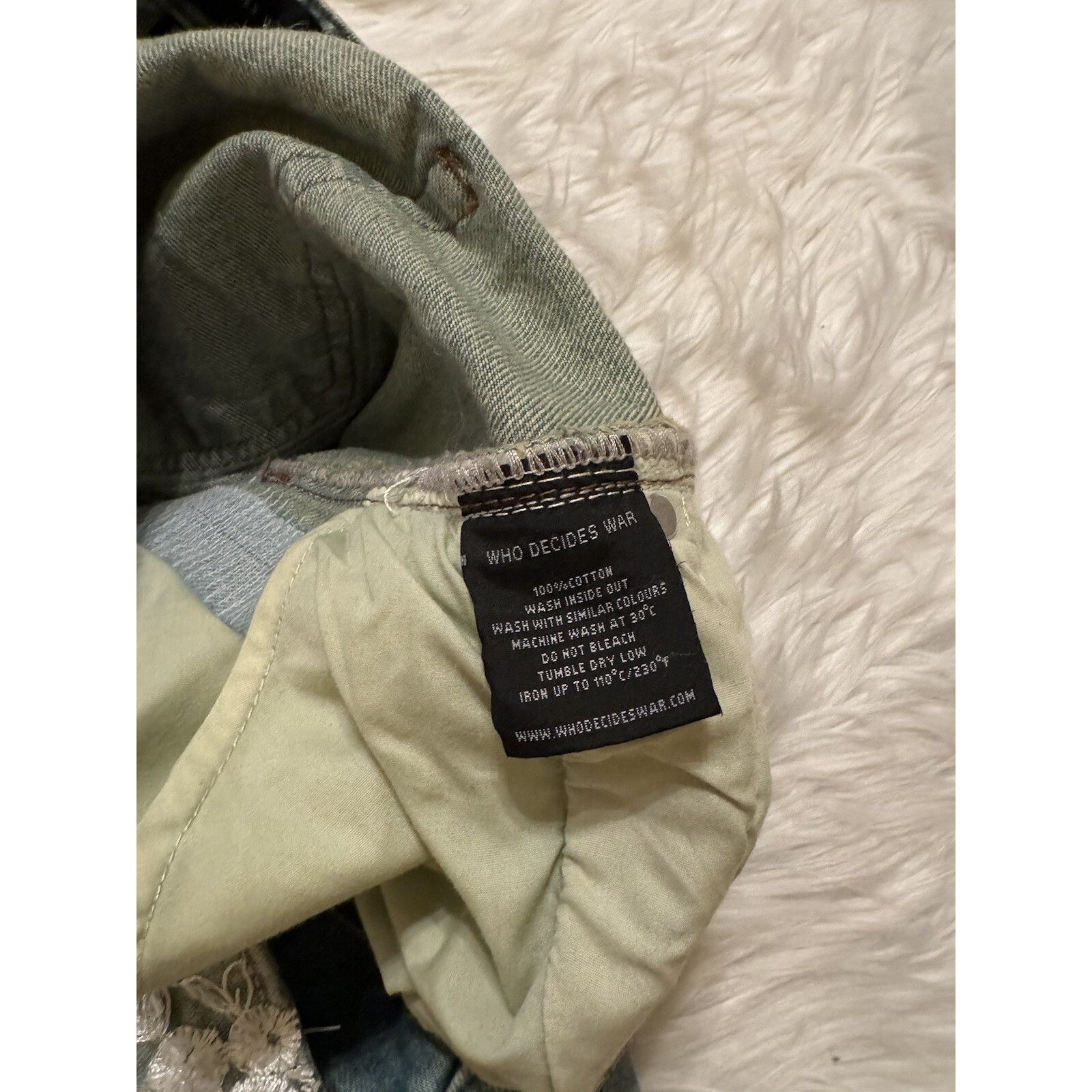Who Decides War Who Decides War New Jemotts Altar Fusion Denim Jeans 36 Size US 36 / EU 52 - 6 Thumbnail