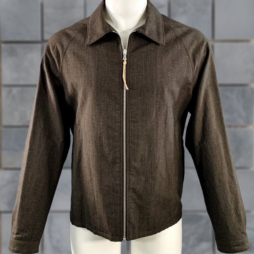 Visvim VISVIM Size M Peyton Swing Brown Wool Linen Zip Up Jacket Size US M / EU 48-50 / 2 - 1 Thumbnail