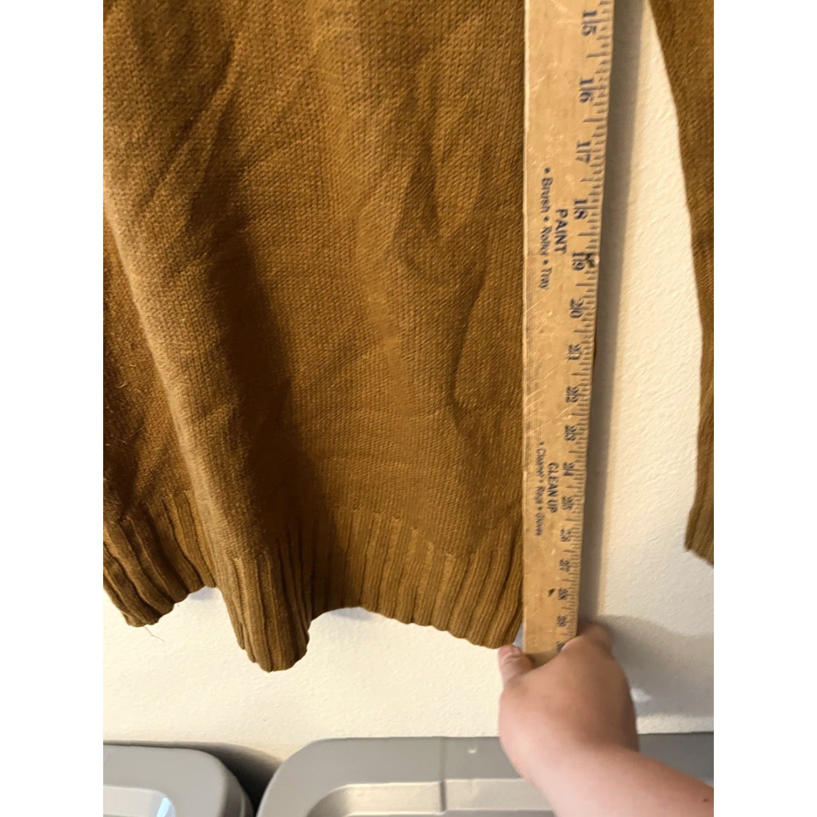H&M H&M Basics Women's Sweater Turtleneck Knit Long Sleeve Brown S Solid Pullover Women Size S / US 4 / IT 40 - 4 Thumbnail