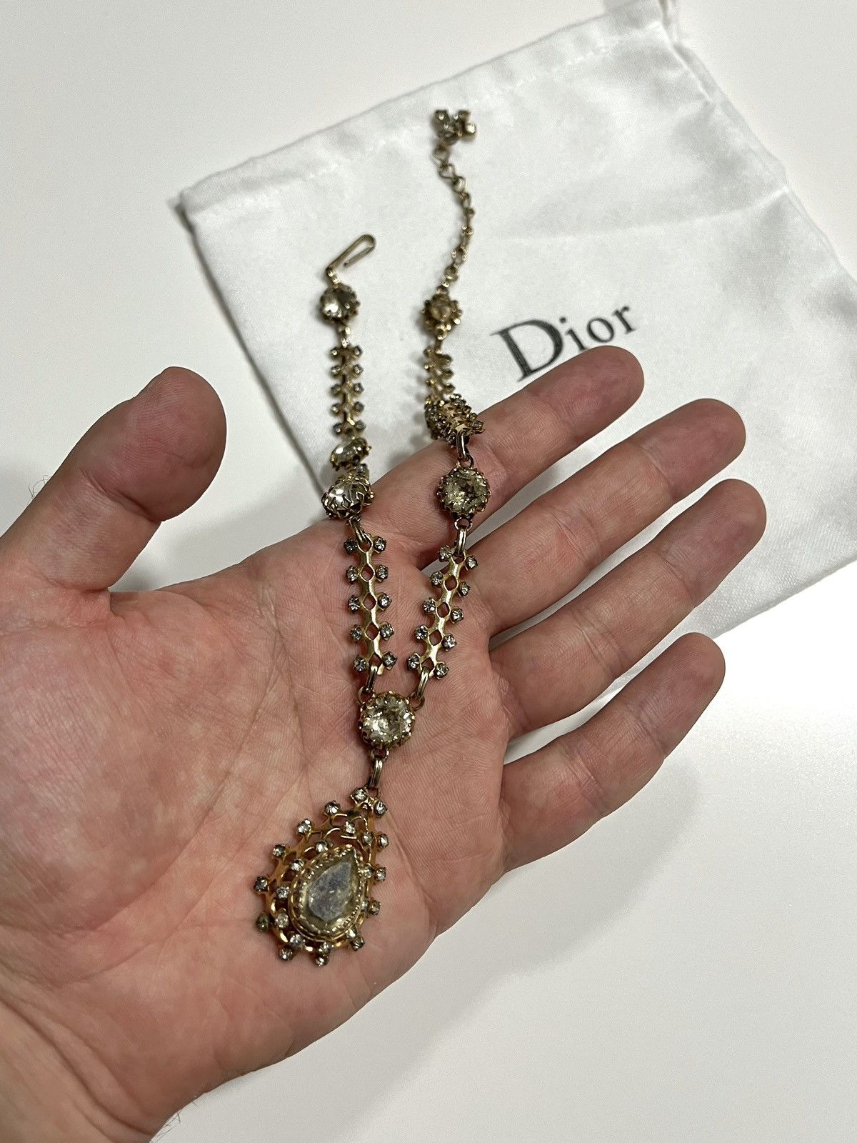 Dior ★0% TAX★ DIOR BY KRAMER REVIVAL LAVALIER NECKLACE CHOKER Size ONE SIZE - 4 Thumbnail