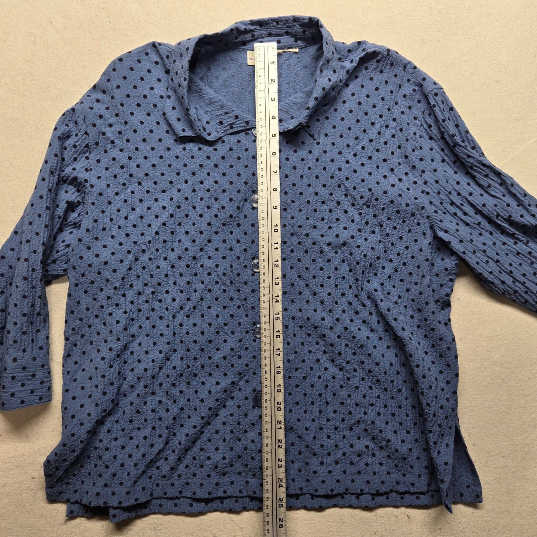 Vintage White Stag Shirt Button-Up Blue Long Sleeve Casual Women XL Vintage No Size XL / US 12-14 / IT 48-50 - 5 Thumbnail