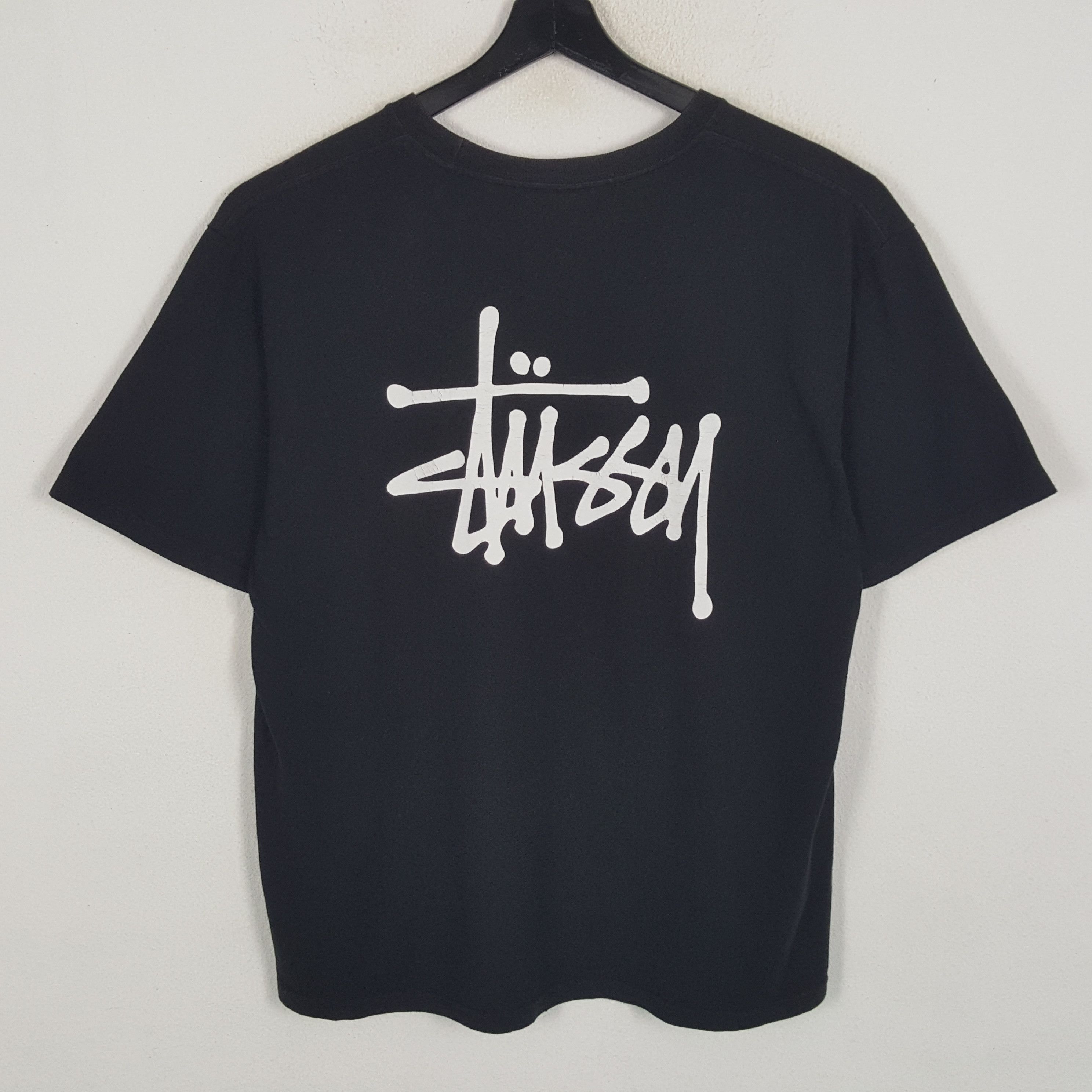 Stussy × Vintage STUSSY Daily Streetwear Skater Style Custom Art Tshirt Size US XL / EU 56 / 4 - 1 Thumbnail