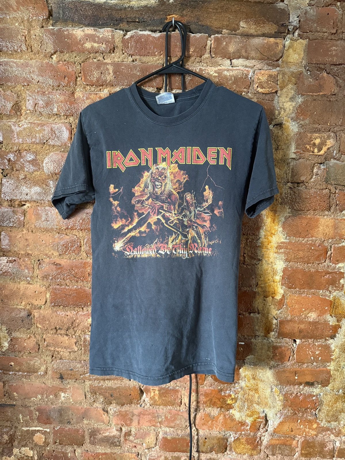 Iron Maiden × Vintage 🎸 IRON MAIDEN ‘00s “Hallowed By Thy Name” T-Shirt Size US S / EU 44-46 / 1 - 1 Thumbnail