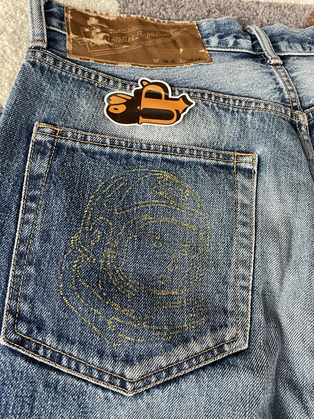 Billionaire Boys Club OG BBC Ice Cream Running Dog Denim Jeans Size US 30 / EU 46 - 7 Thumbnail