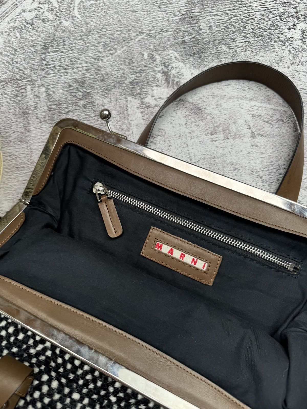 Marni Vintage 90S Tweed Marni Luxury Made in Italy Bag Size ONE SIZE - 17 Thumbnail