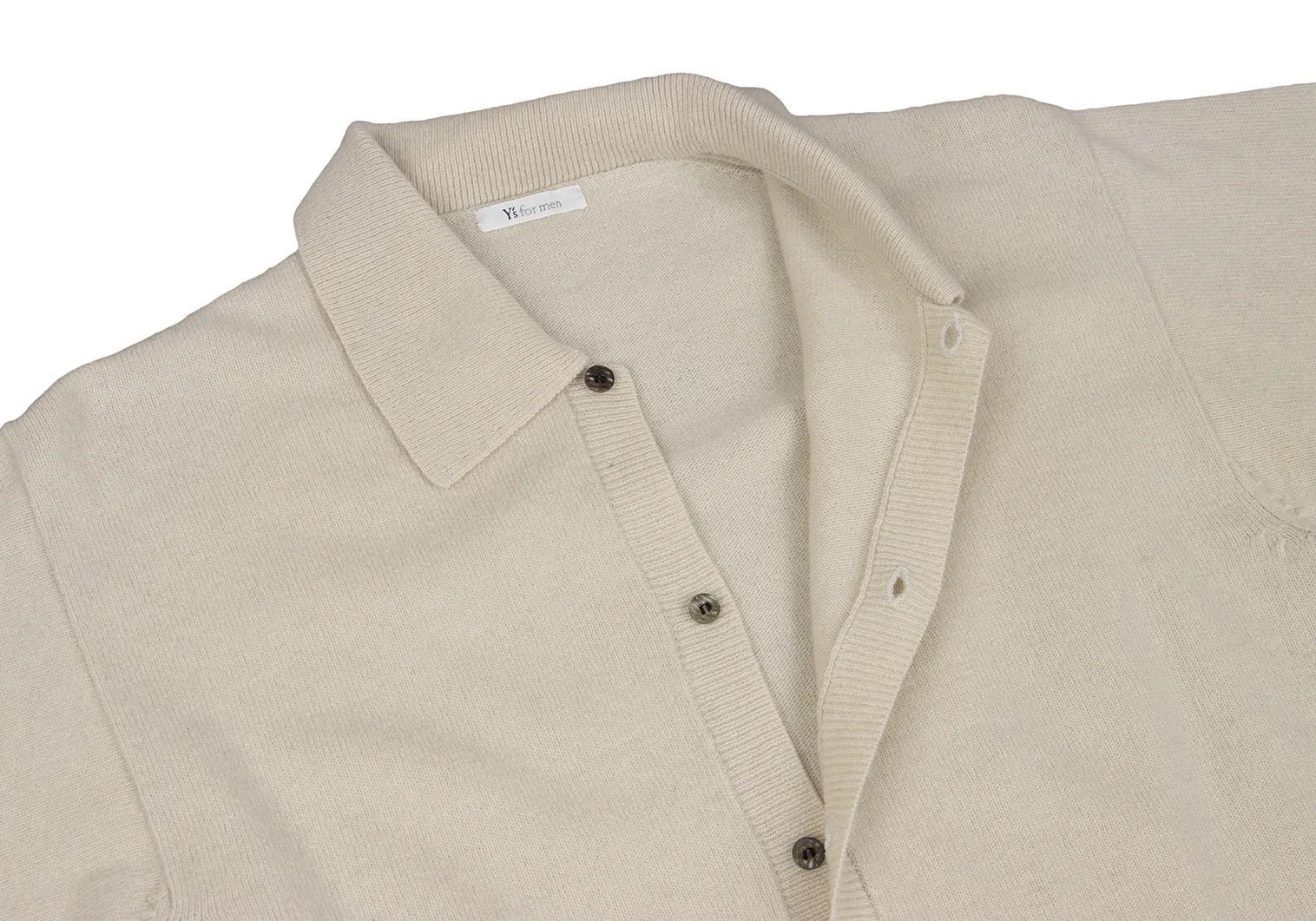Jean Paul Gaultier Wool Polo Knit Sweater in Cream Size M Size US M / EU 48-50 / 2 - 5 Thumbnail