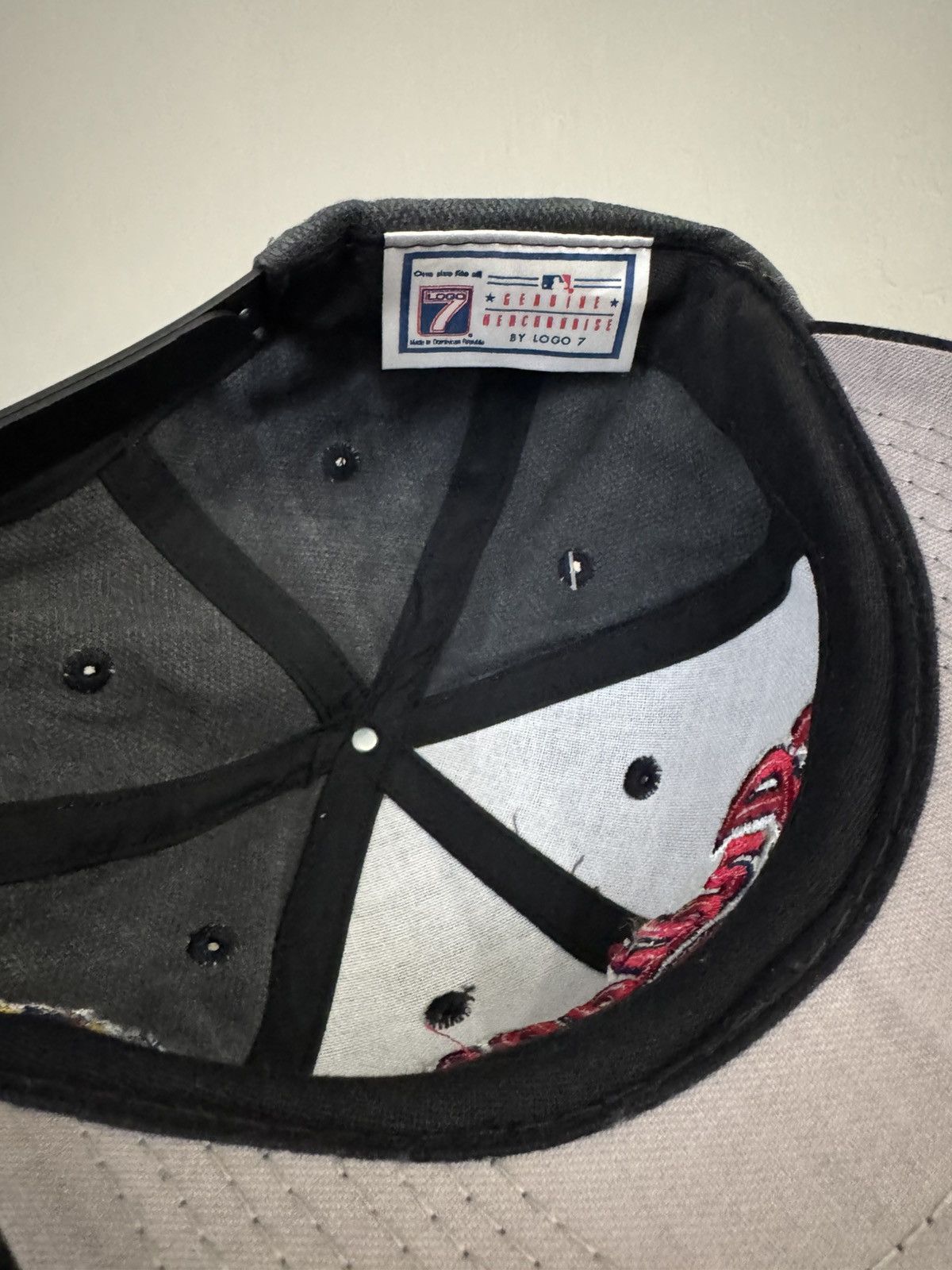 Logo 7 *VINTAGE* 1997 WS Cleveland Indians Logo 7 snapback Size ONE SIZE - 6 Thumbnail