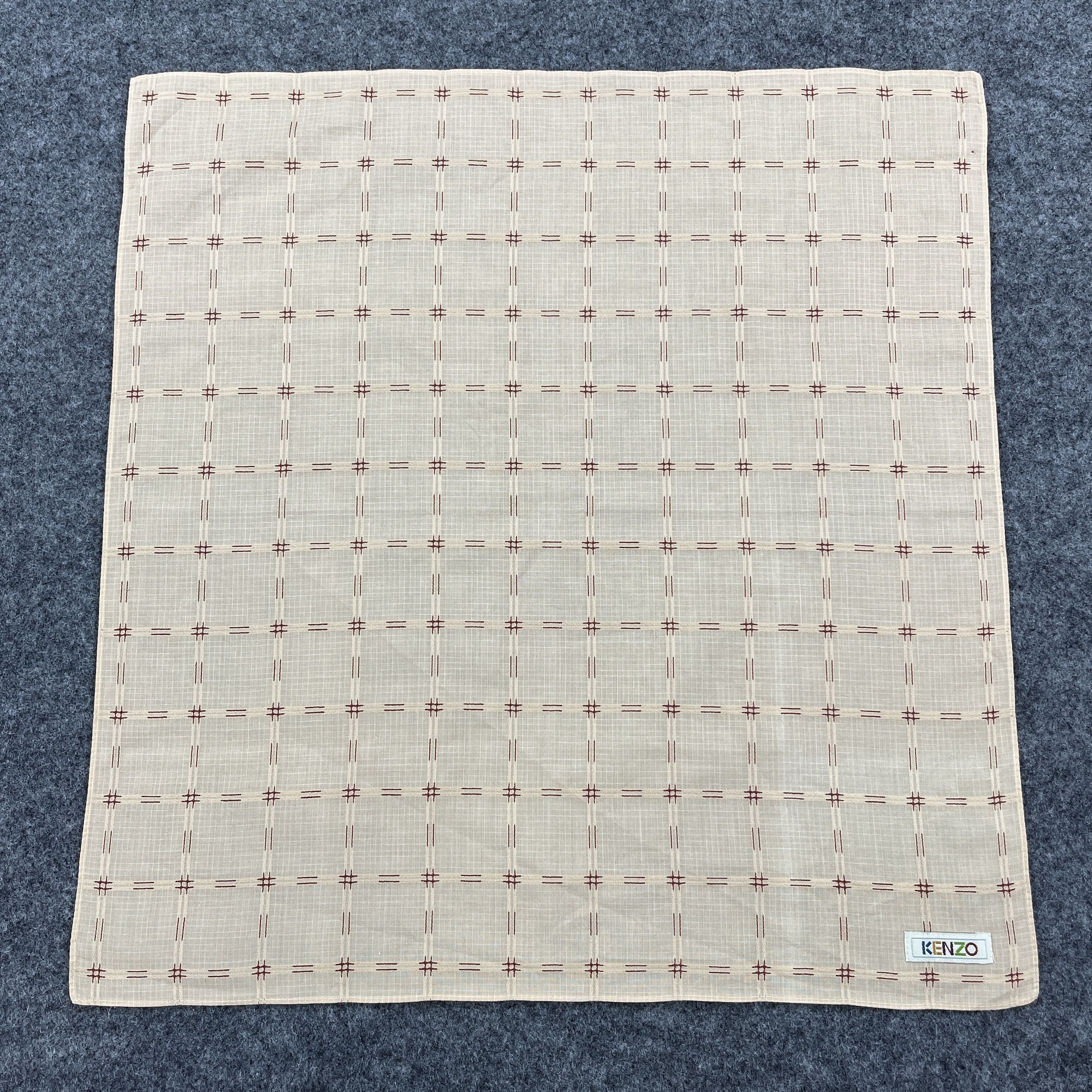 Kenzo × Vintage Kenzo Handkerchief Bandana Neckerchief B762 Size ONE SIZE - 2 Thumbnail