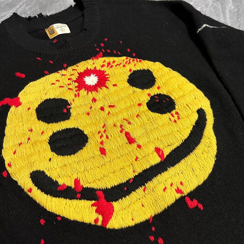 Saint Michael SAINT Michael 24 New Smiley Face 10,000-Needle Embroidered Size US L / EU 52-54 / 3 - 3 Thumbnail