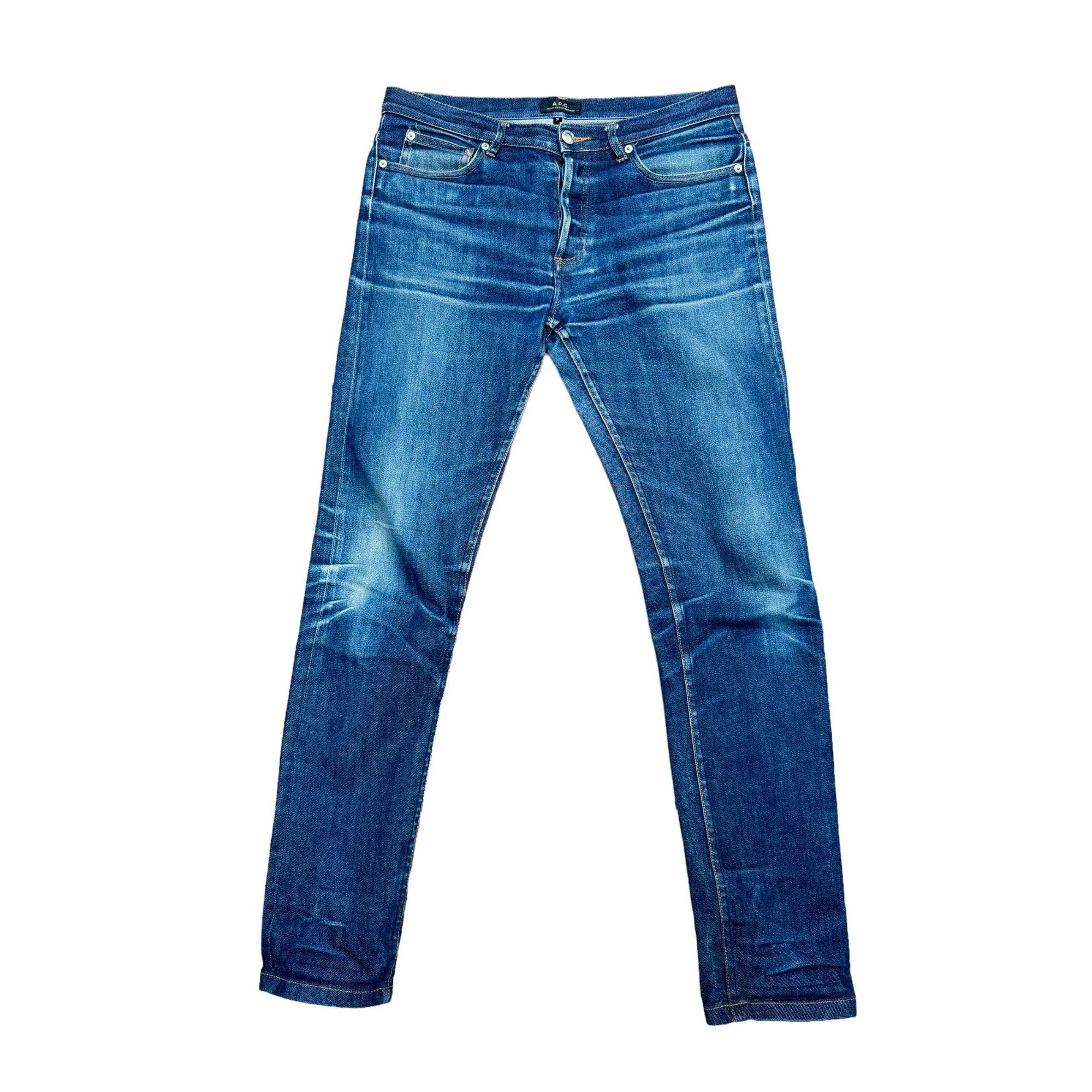 image of A P C Butler Petit New Standard in Raw Denim, Men's (Size 31)