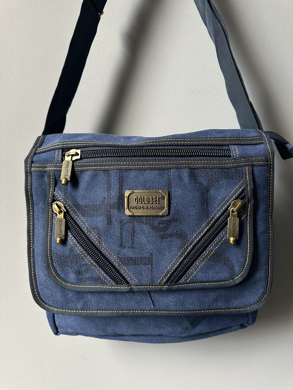 14th Addiction Vintage Diesel Style Military Y2k Avantgarde Messenger Bag Size ONE SIZE - 3 Thumbnail