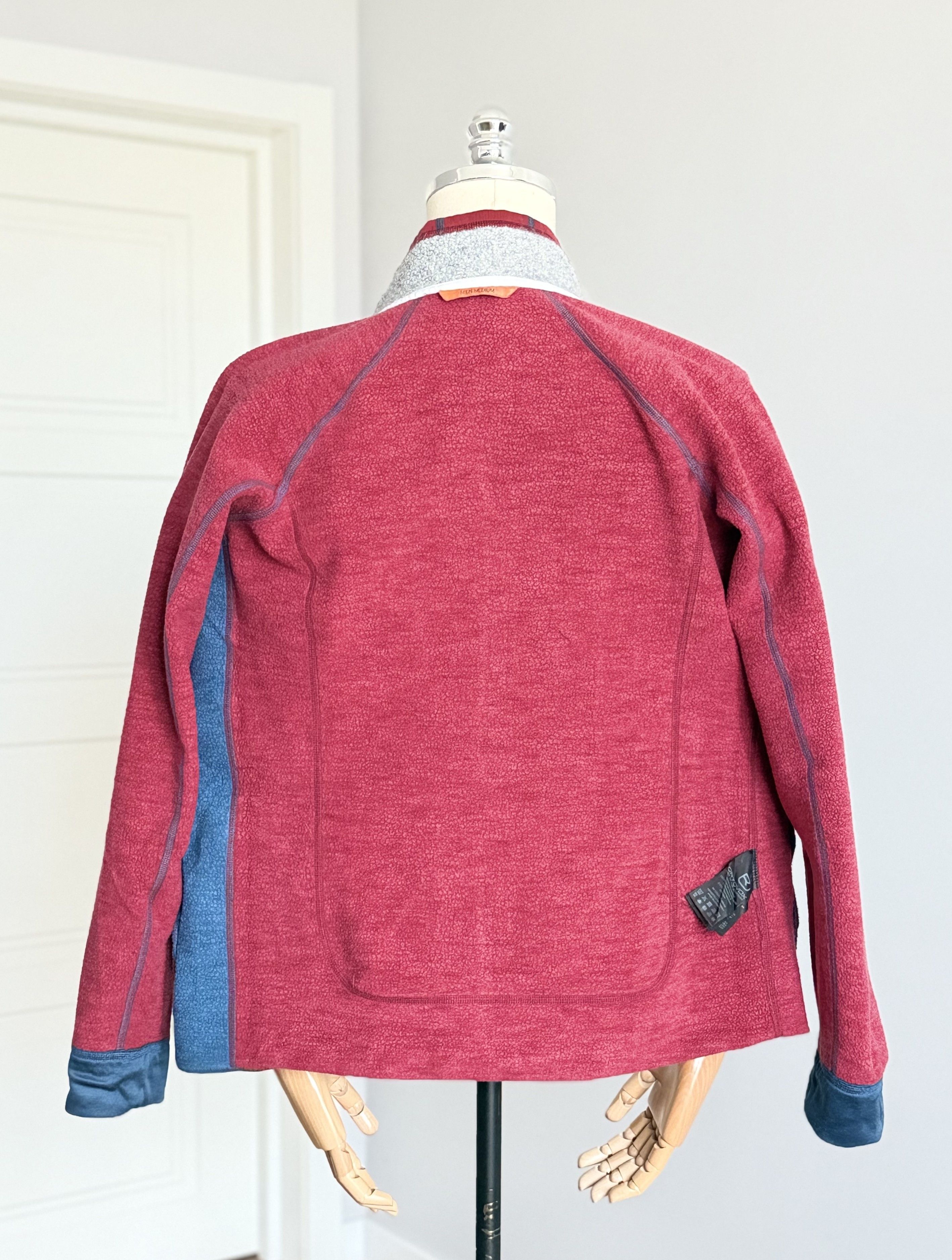 ORTOVOX ORTOVOX Fleece Plus Jacket Rosso Dark Blood Size M Outdoor Size US M / EU 48-50 / 2 - 13 Thumbnail