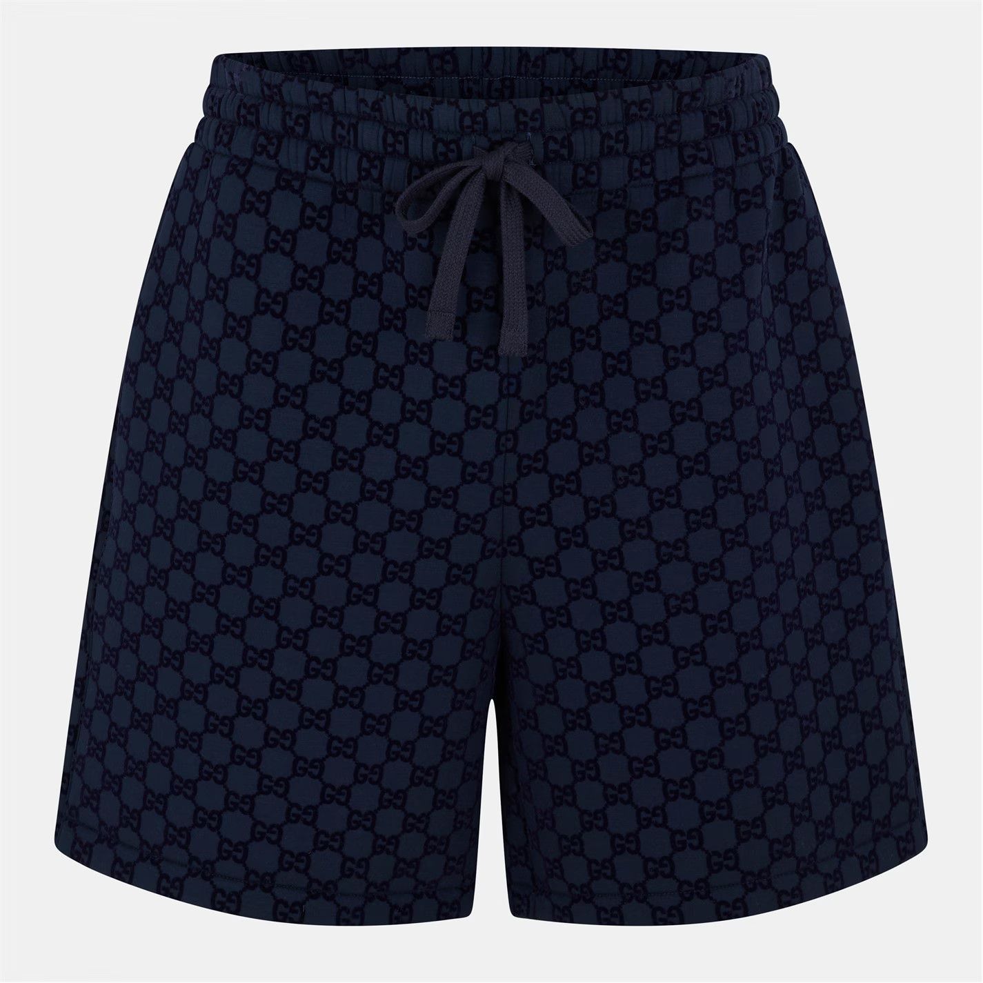 Gucci o1g2r1mq0426 Classic Fit Fleece Jogger Shorts in Navy Size US 34 / EU 50 - 1 Thumbnail